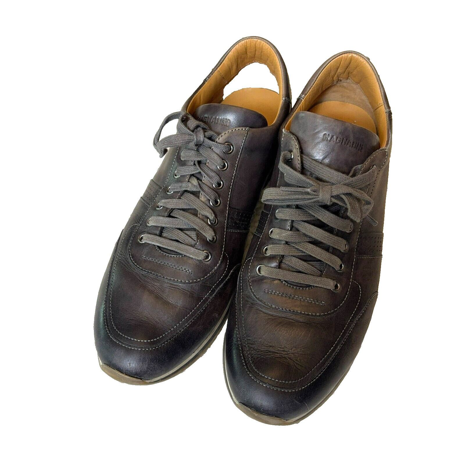 Magnanni Magnanni Pueblo Men 11.5 Low Top Sneakers, Black Leather, Ca Size US 11.5 / EU 44-45 - 1 Thumbnail
