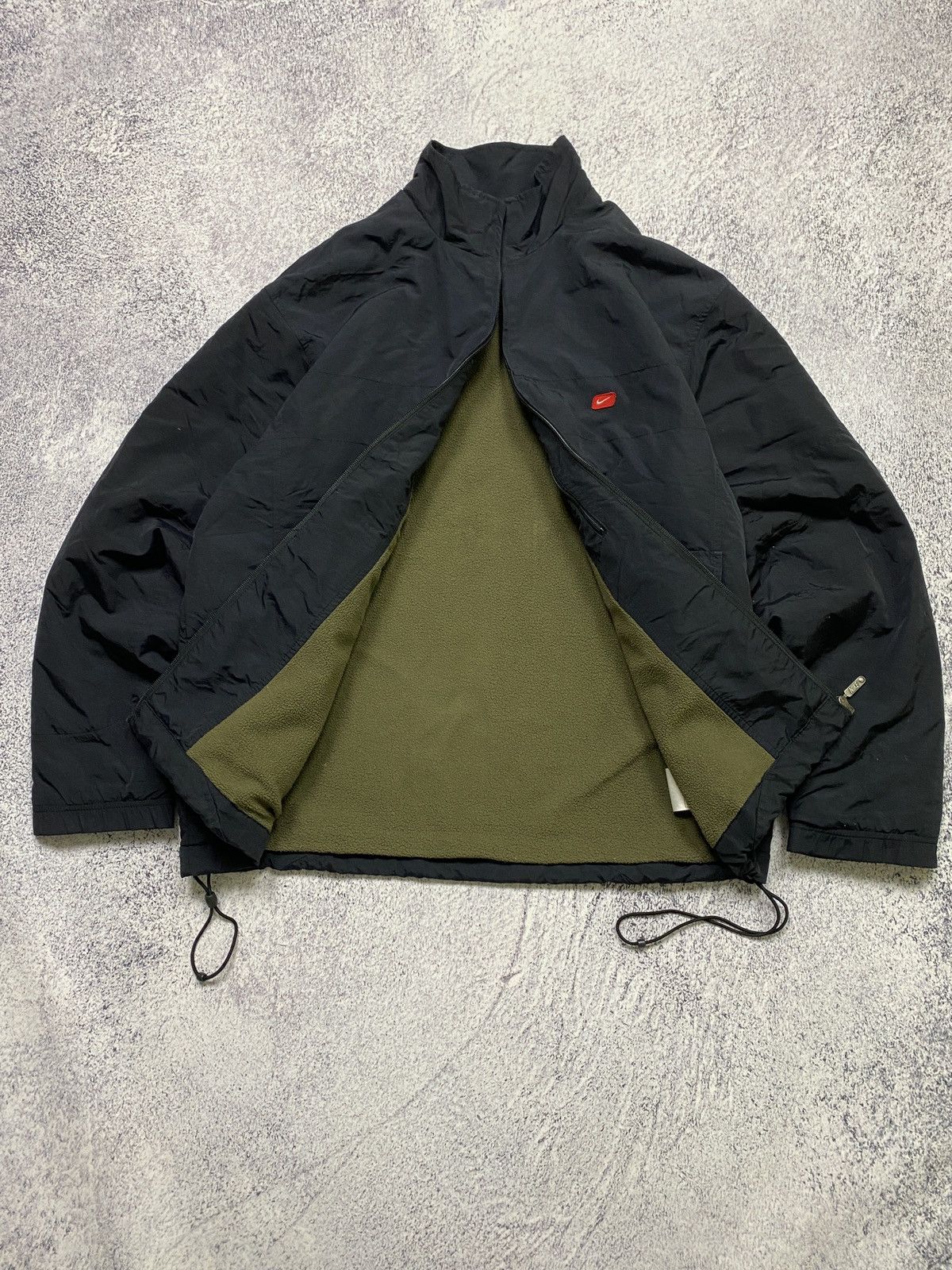Nike × Vintage Vintage Nike Athletic Logo Swoosh Nylon Jacket Y2k Size US L / EU 52-54 / 3 - 8 Thumbnail