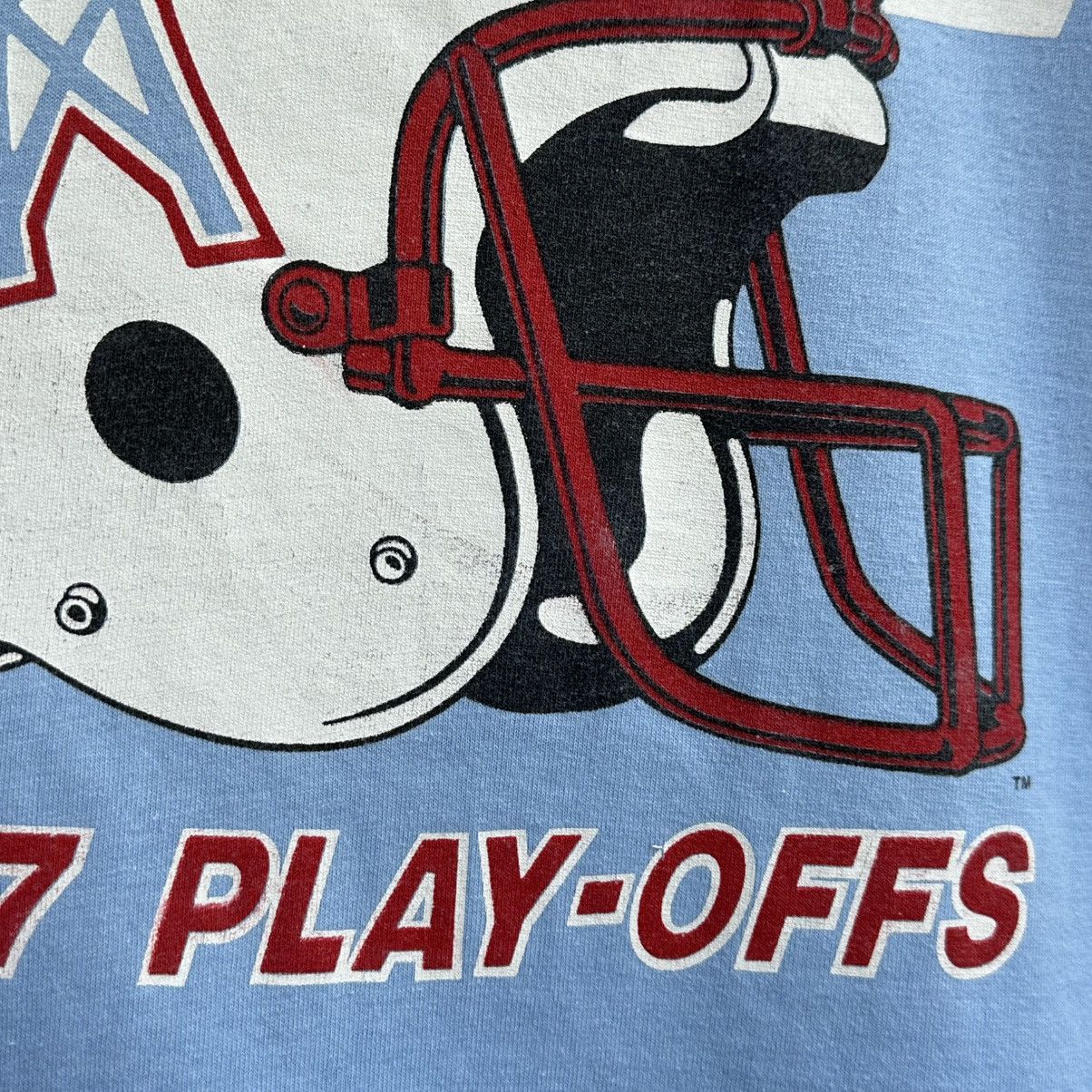NFL × Vintage VINTAGE HOUSTON OILERS 1987 PLAY-OFFS NFL TEE SINGLE STITCH Size US L / EU 52-54 / 3 - 8 Thumbnail