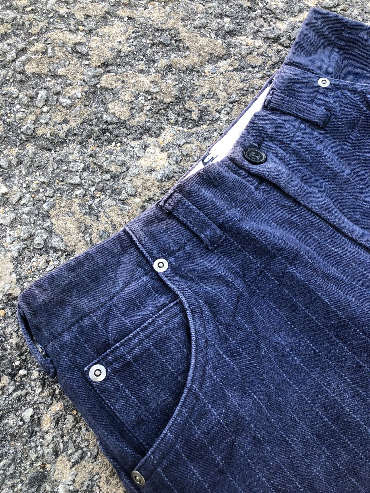 Nepenthes Engineered Garment by Nepenthes Hickory Carpenter Pants Size US 30 / EU 46 - 7 Thumbnail