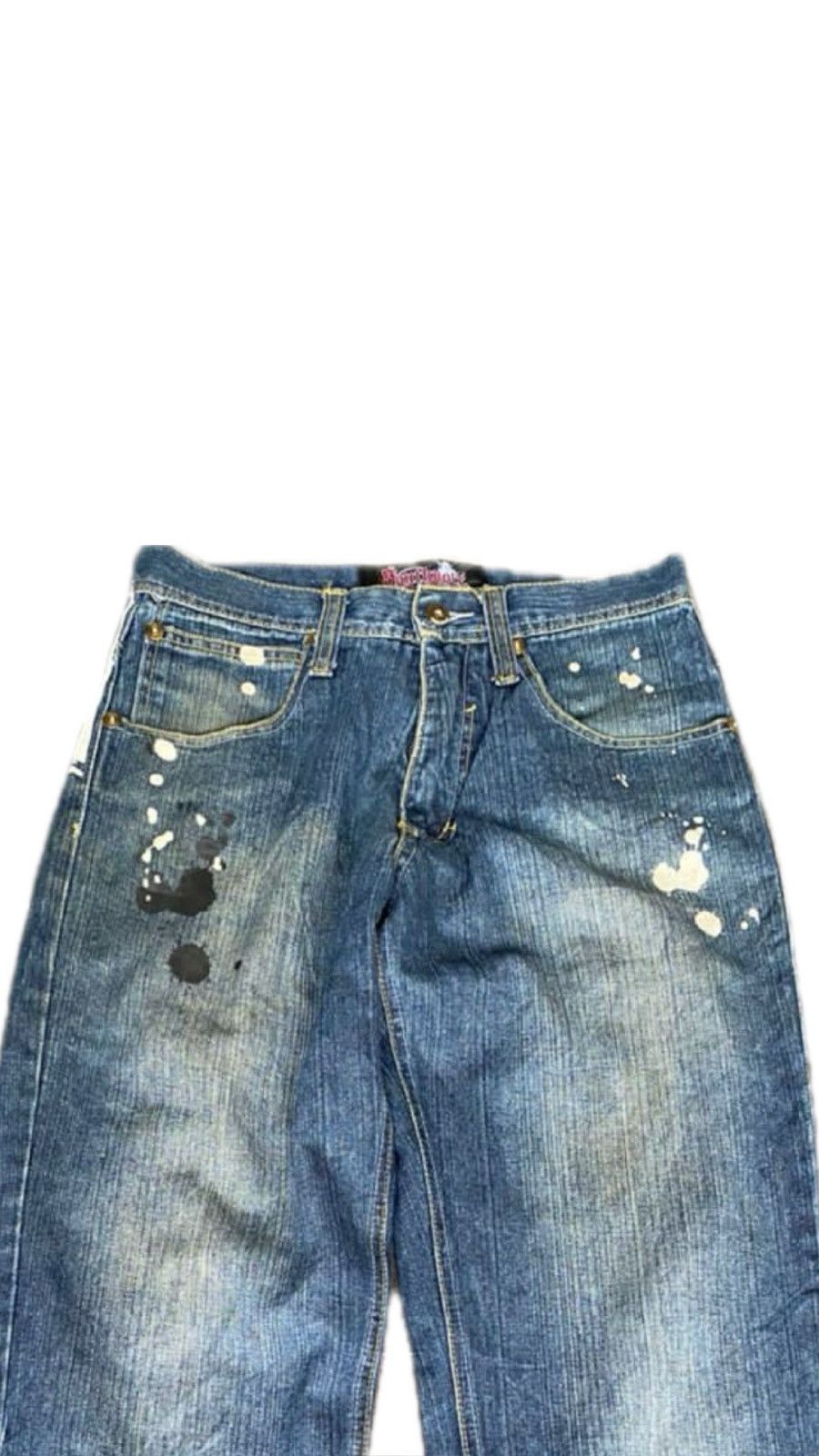 JNCO × Southpole CRAZY Y2K SOUTHPOLE Paint Splatter Baggy Jeans Size US 32 / EU 48 - 5 Thumbnail