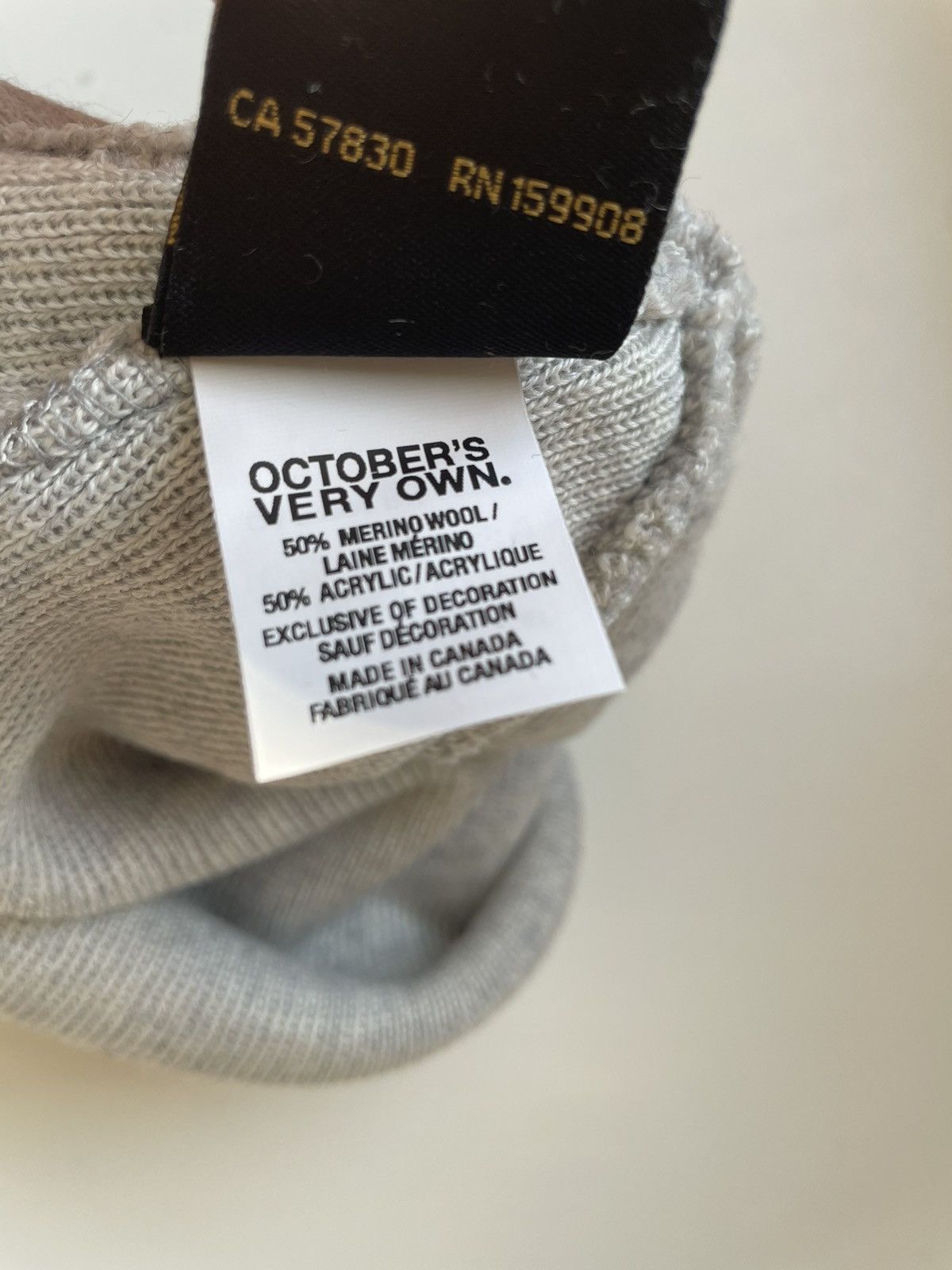 October's Very Own OVO OWL BADGE WOOL BEANIE Size ONE SIZE - 6 Thumbnail