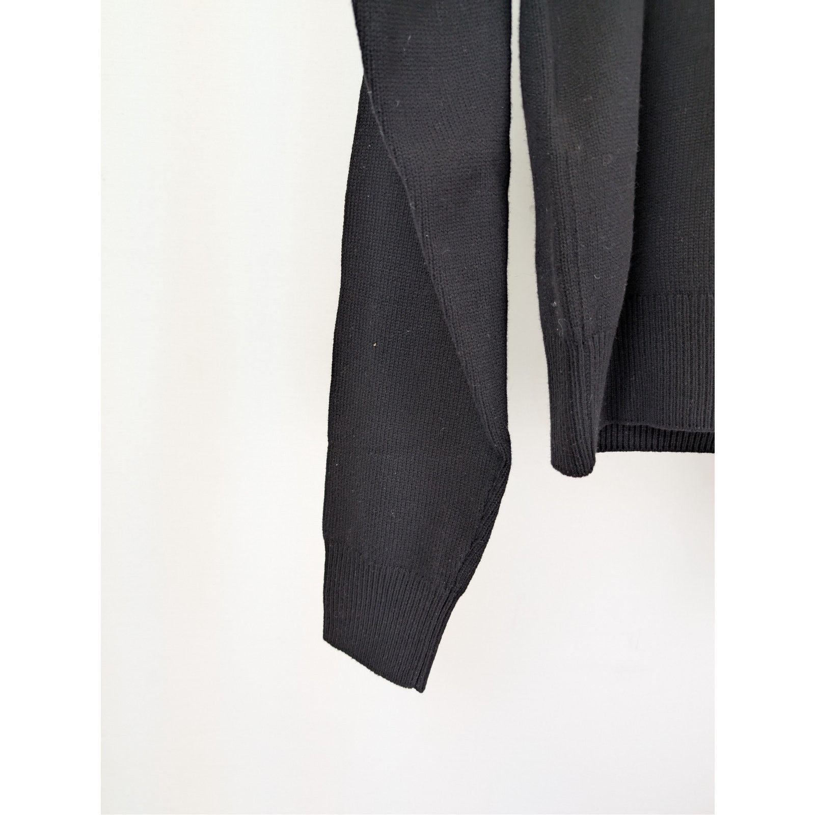 Saint Laurent Paris o1rshd1 Pull Encolure Sweatshirt Sweater Mohair in Black Size US M / EU 48-50 / 2 - 12 Thumbnail
