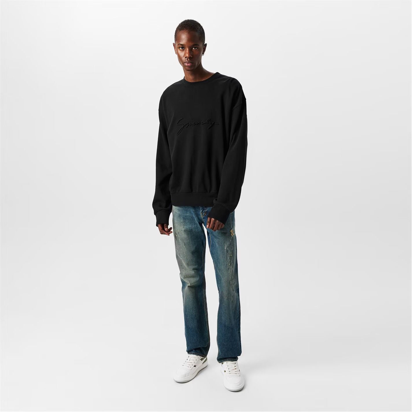 Givenchy o1g2r1mq0426 Logo Signature Relaxed Fit Crew Sweatshirt Size US M / EU 48-50 / 2 - 5 Thumbnail