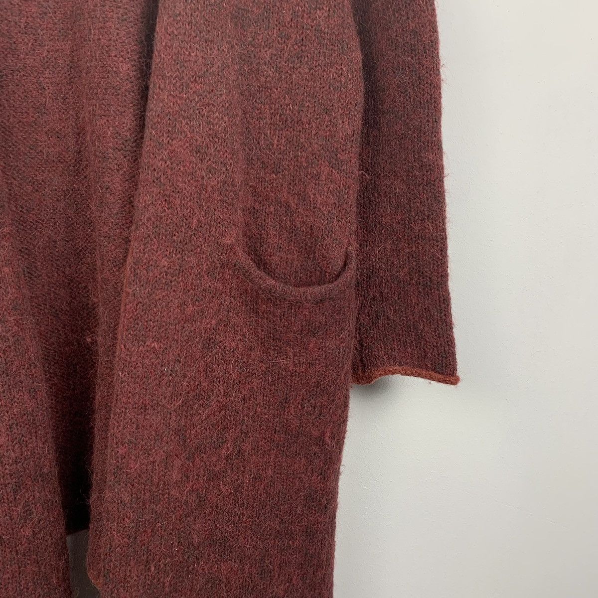Gudrun Sjoden Gudrun Sjoden Knit Wool Open Cardigan Red Size M Size M / US 6-8 / IT 42-44 - 7 Thumbnail