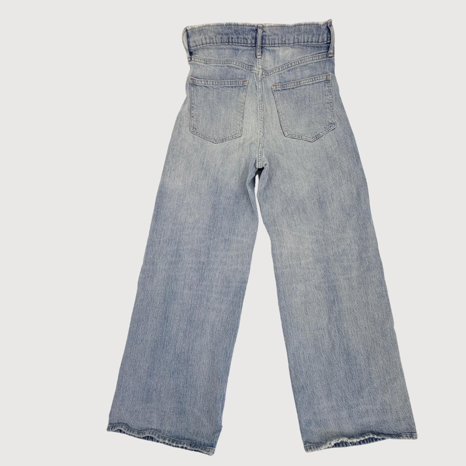 Gap Gap Wide Leg Jeans Light Wash High Rise 28 Y2K Size 28" / US 6 / IT 42 - 4 Thumbnail