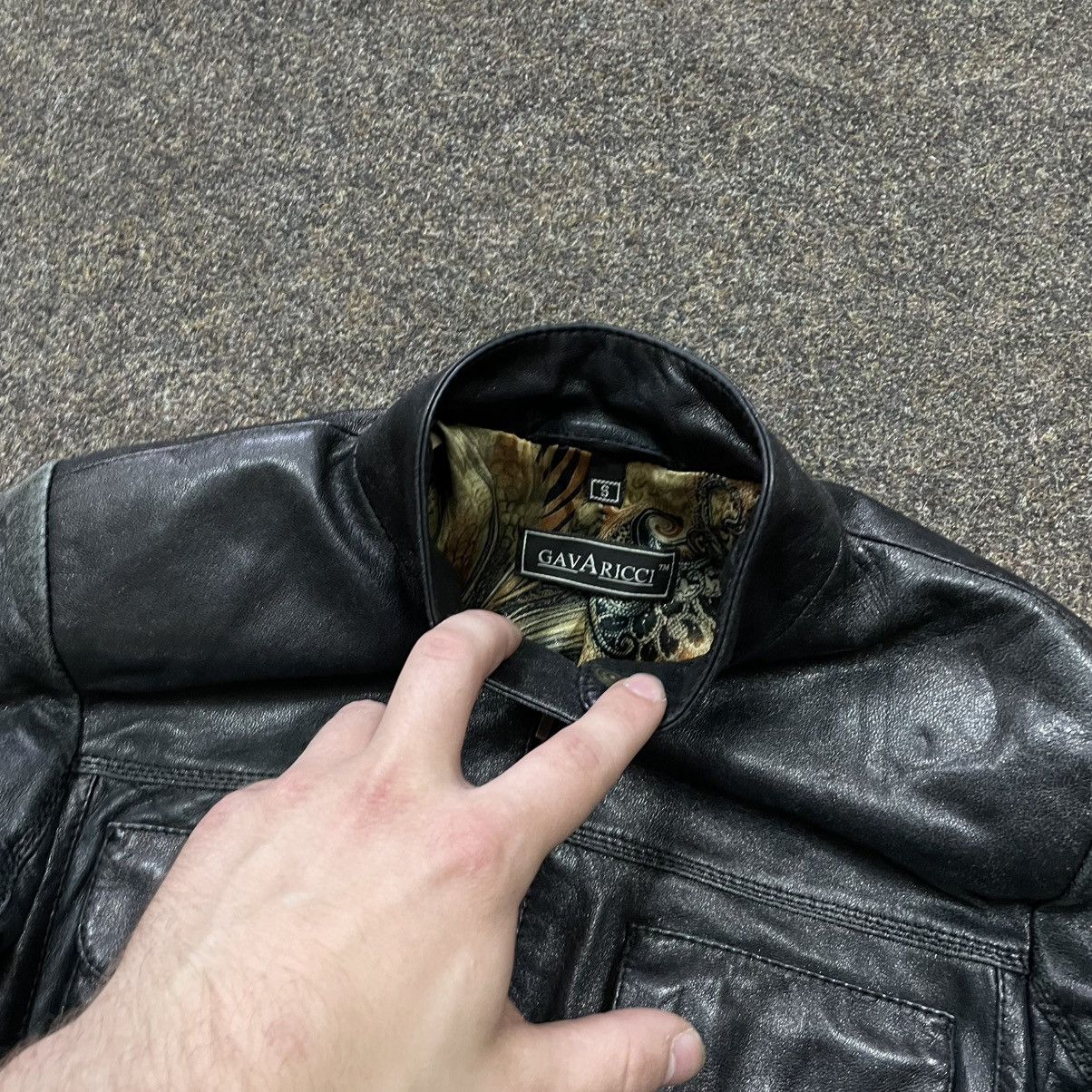 Genuine Leather Vintage Y2K Leather Jacket Biker Punk Opium BALENCIAGA Style Size S / US 4 / IT 40 - 6 Thumbnail