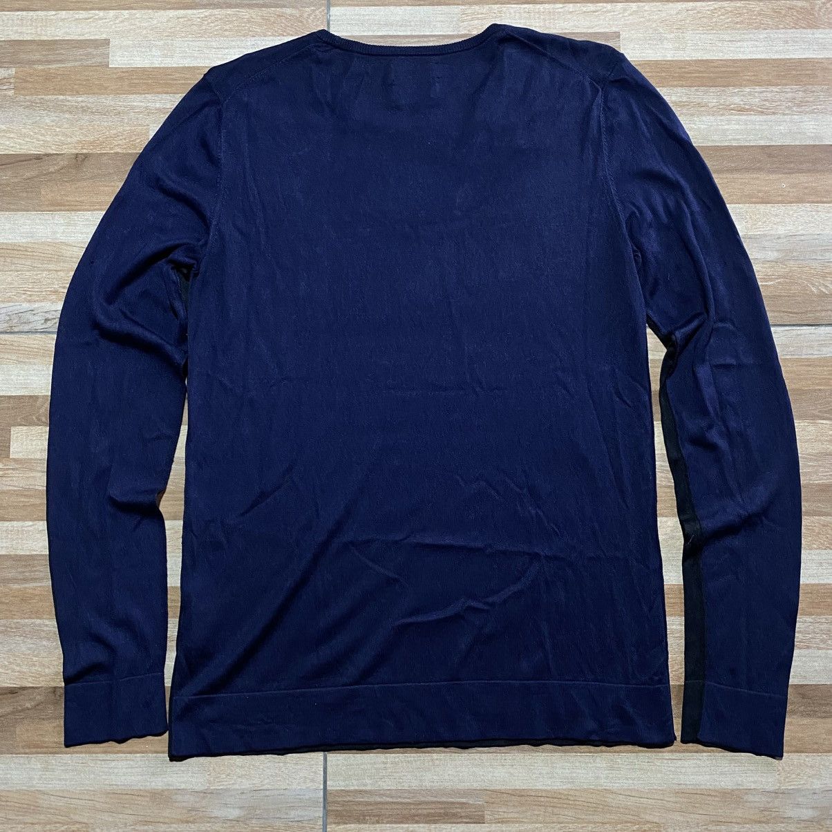If Six Was Nine × Maison MIHARA YASUHIRO Miharayasuhiro Slim Two Tone Knit Longsleeve Size M / US 6-8 / IT 42-44 - 2 Thumbnail