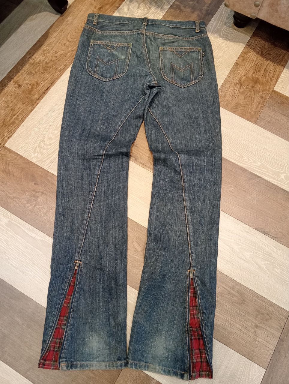 Morgan Homme MORGAN HOMME ANKLE ZIP BLUE DENIM JEANS Size US 32 / EU 48 - 10 Thumbnail