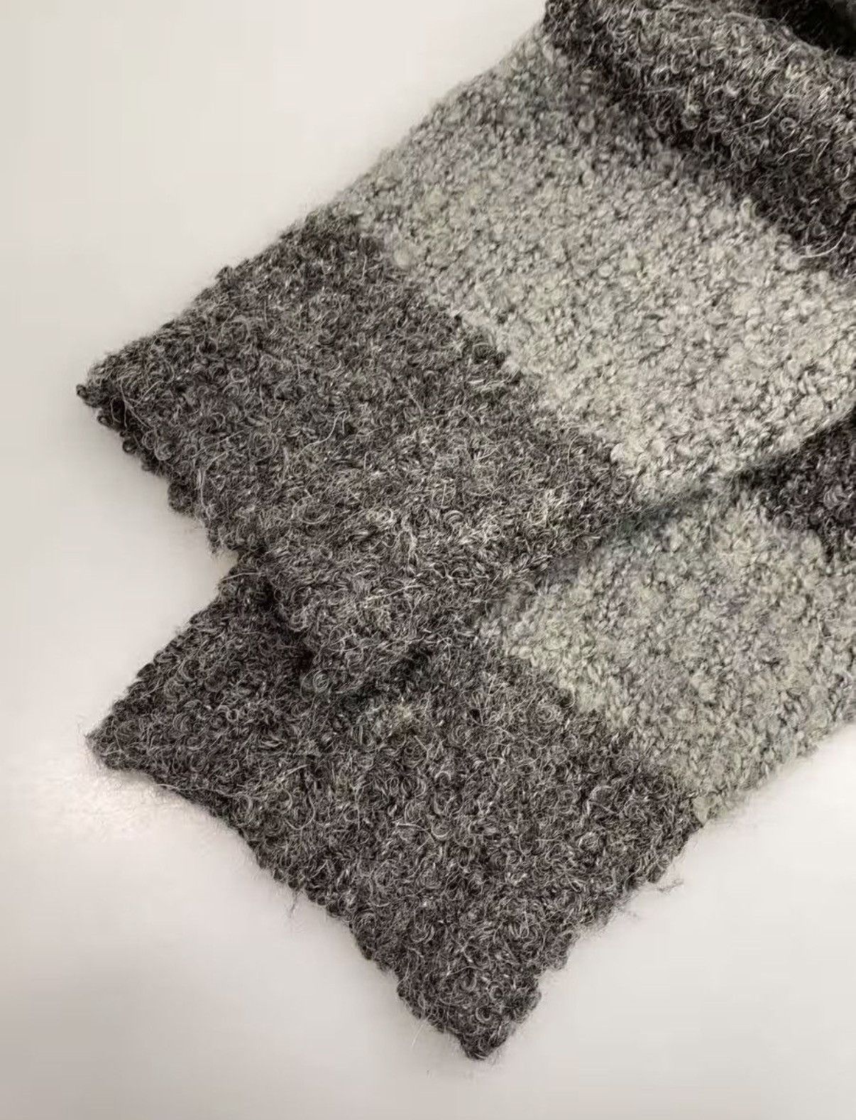 Number (N)ine Cobain Striped Number (N)ine Sweater - Gray Size US L / EU 52-54 / 3 - 3 Thumbnail