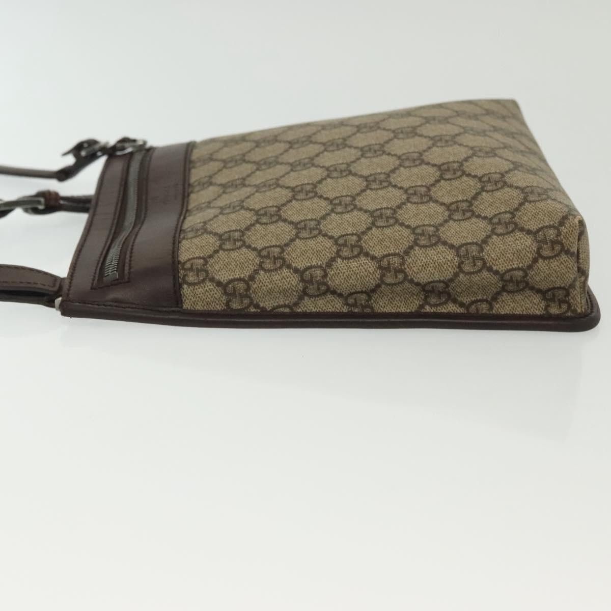 Gucci GUCCI GG Supreme Shoulder Bag Pvc Beige Silver Size ONE SIZE - 5 Thumbnail