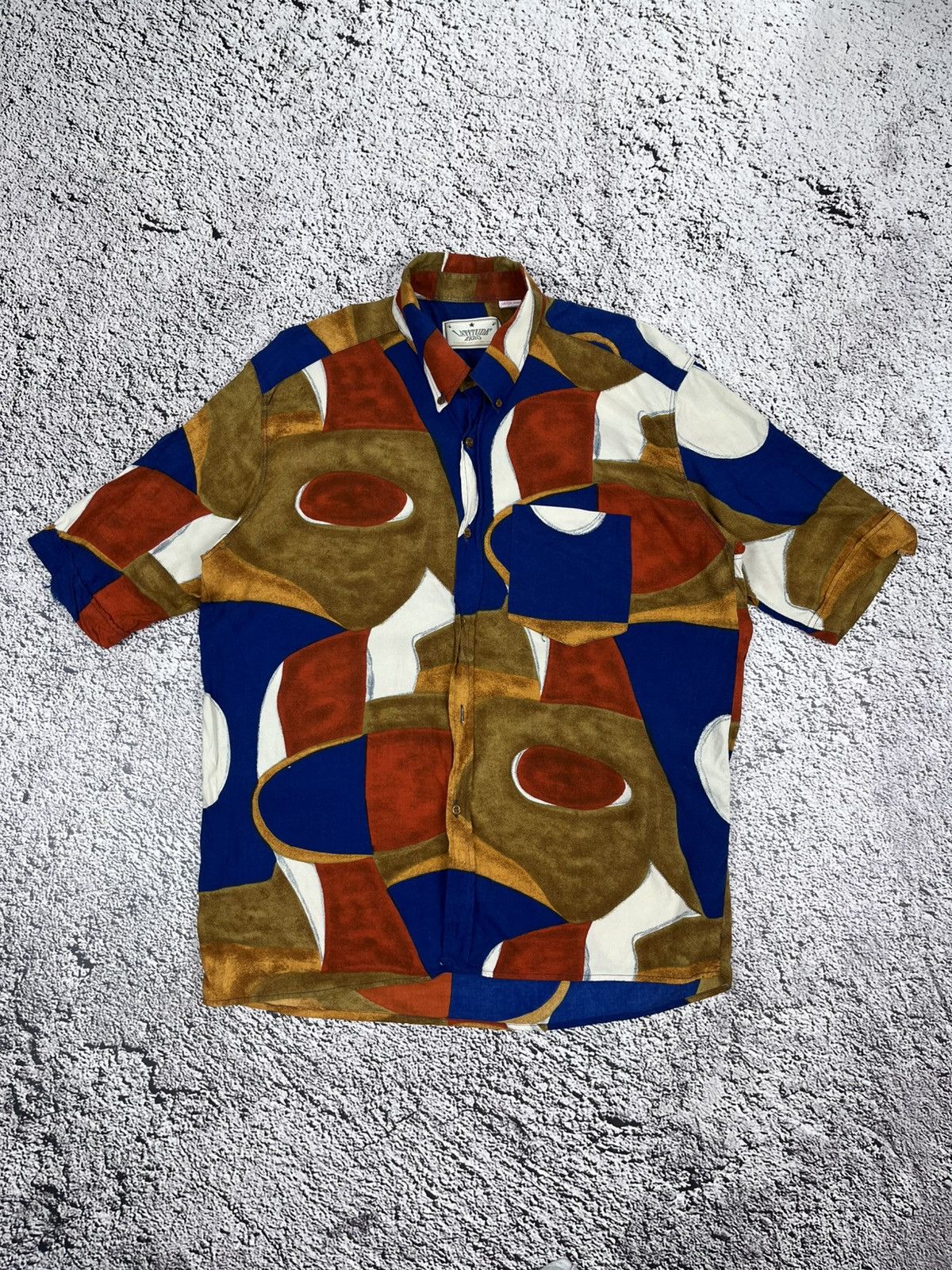 Vintage Vintage Dior Style 90S Abstract Viscose Shirt size XL Size US XL / EU 56 / 4 - 1 Thumbnail