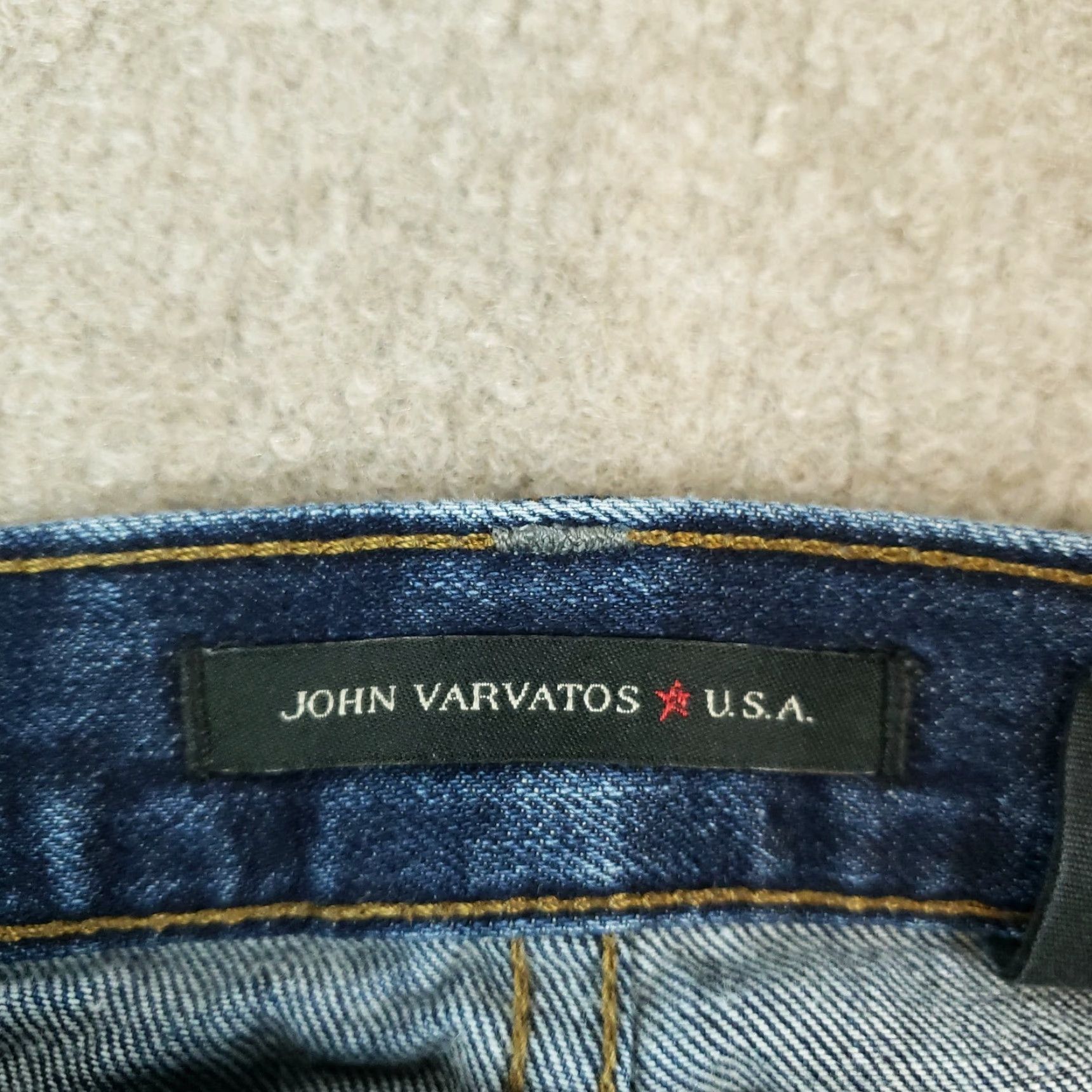 John Varvatos John Varvatos Slim Fit Straight Stretch Jeans 30x27 Blue Mens Cotton Denim Size 30" / US 8 / IT 44 - 7 Thumbnail