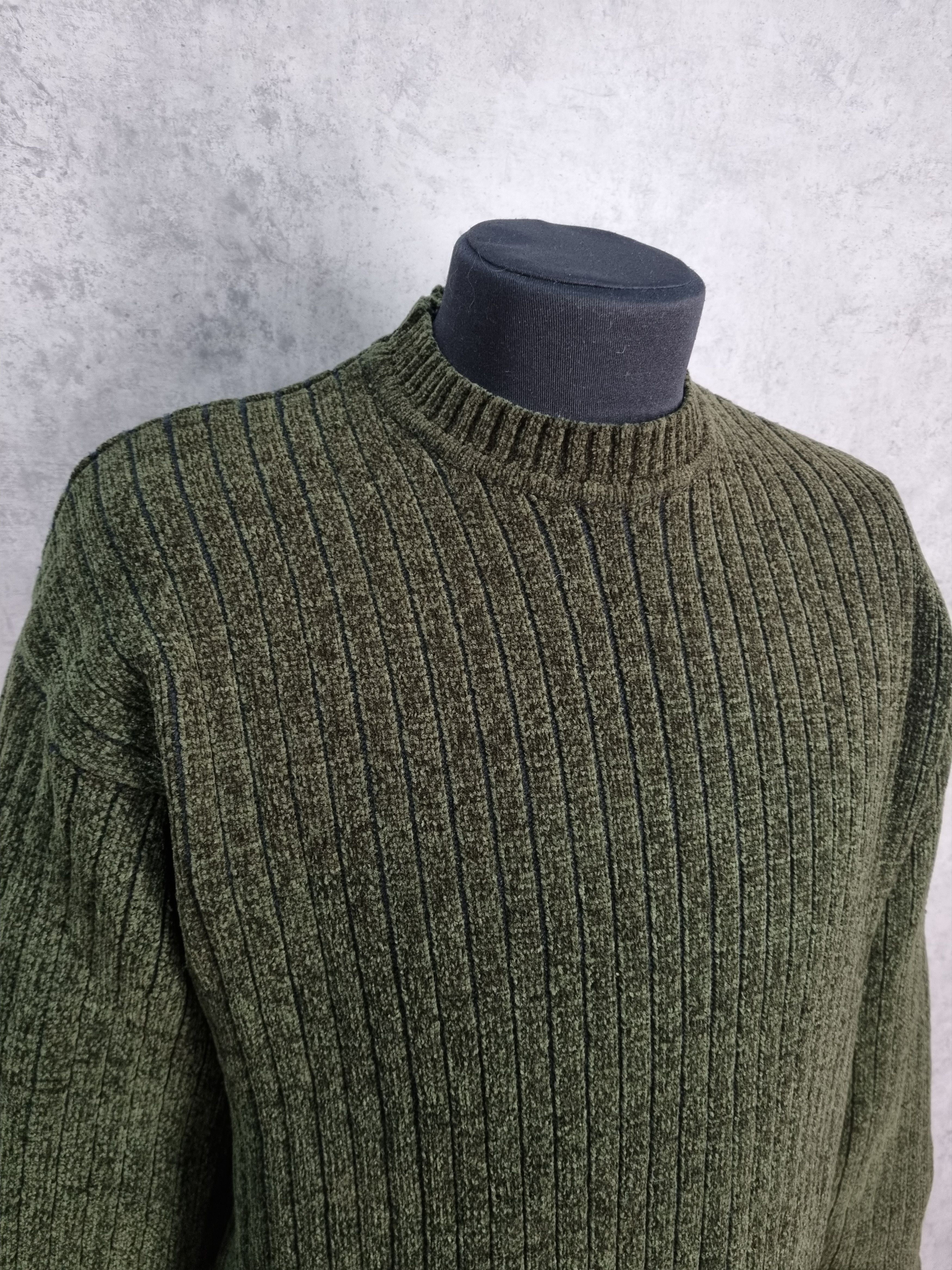 Fubu × Vintage Fubu Velour Striped Vintage Sweater Size US L / EU 52-54 / 3 - 4 Thumbnail