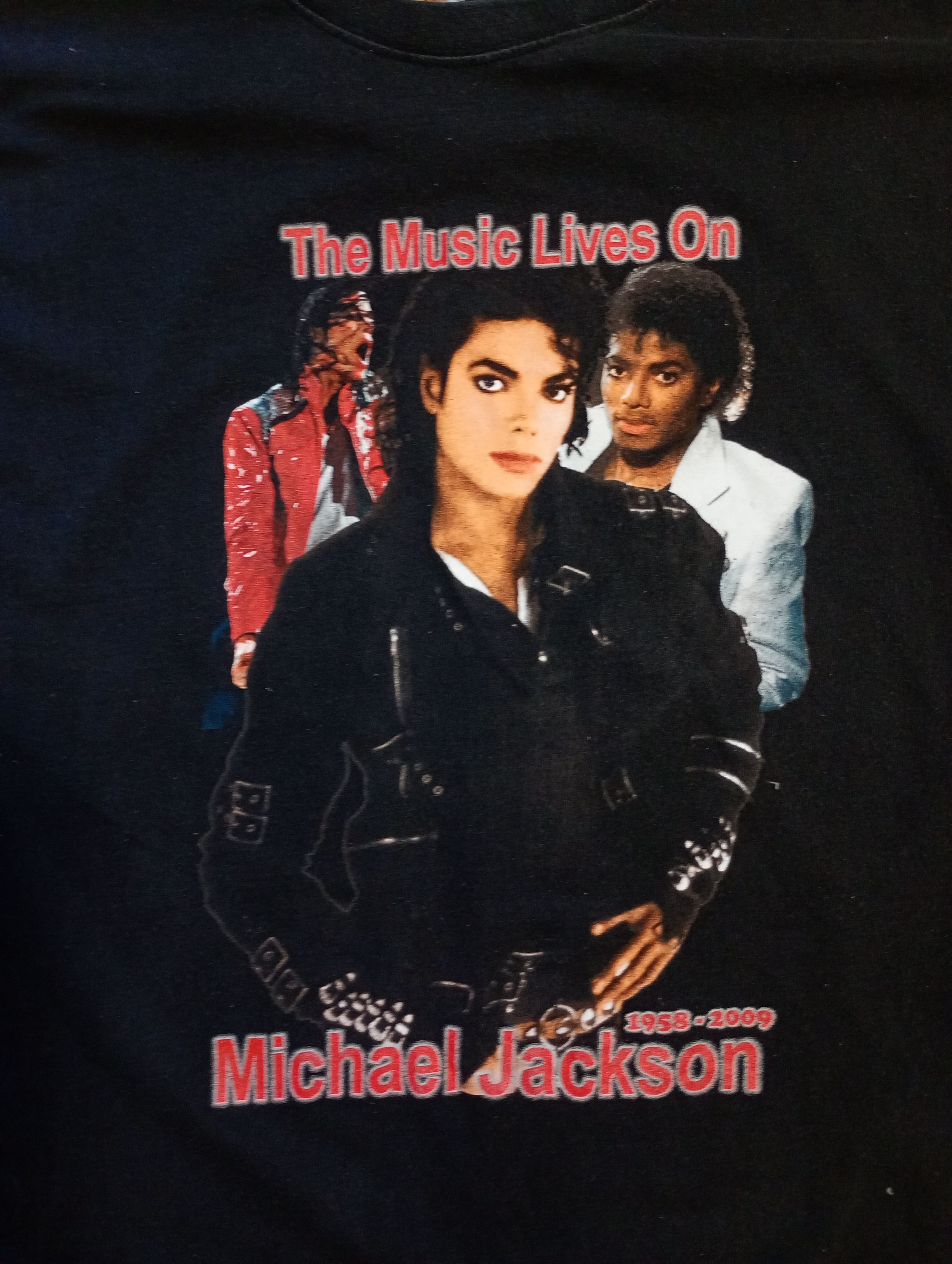 Michael Jackson Michael Jackson Burning Eagle The Music Lives One 1958-2009 Size US L / EU 52-54 / 3 - 6 Thumbnail