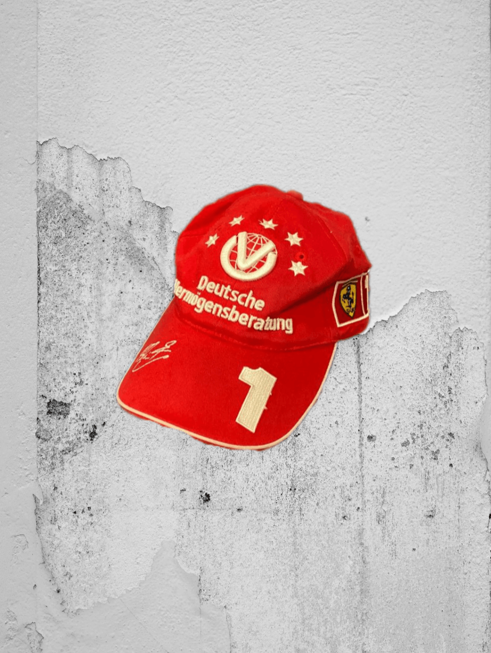 Vintage Schumacher Schumi F1 2003 Seven Star Formula One VTG Red Hat Size ONE SIZE - 1 Thumbnail