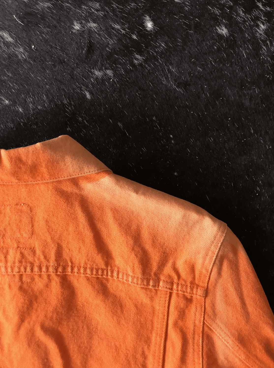 Helmut Lang Safety Orange Denim Trucker Size US M / EU 48-50 / 2 - 4 Thumbnail