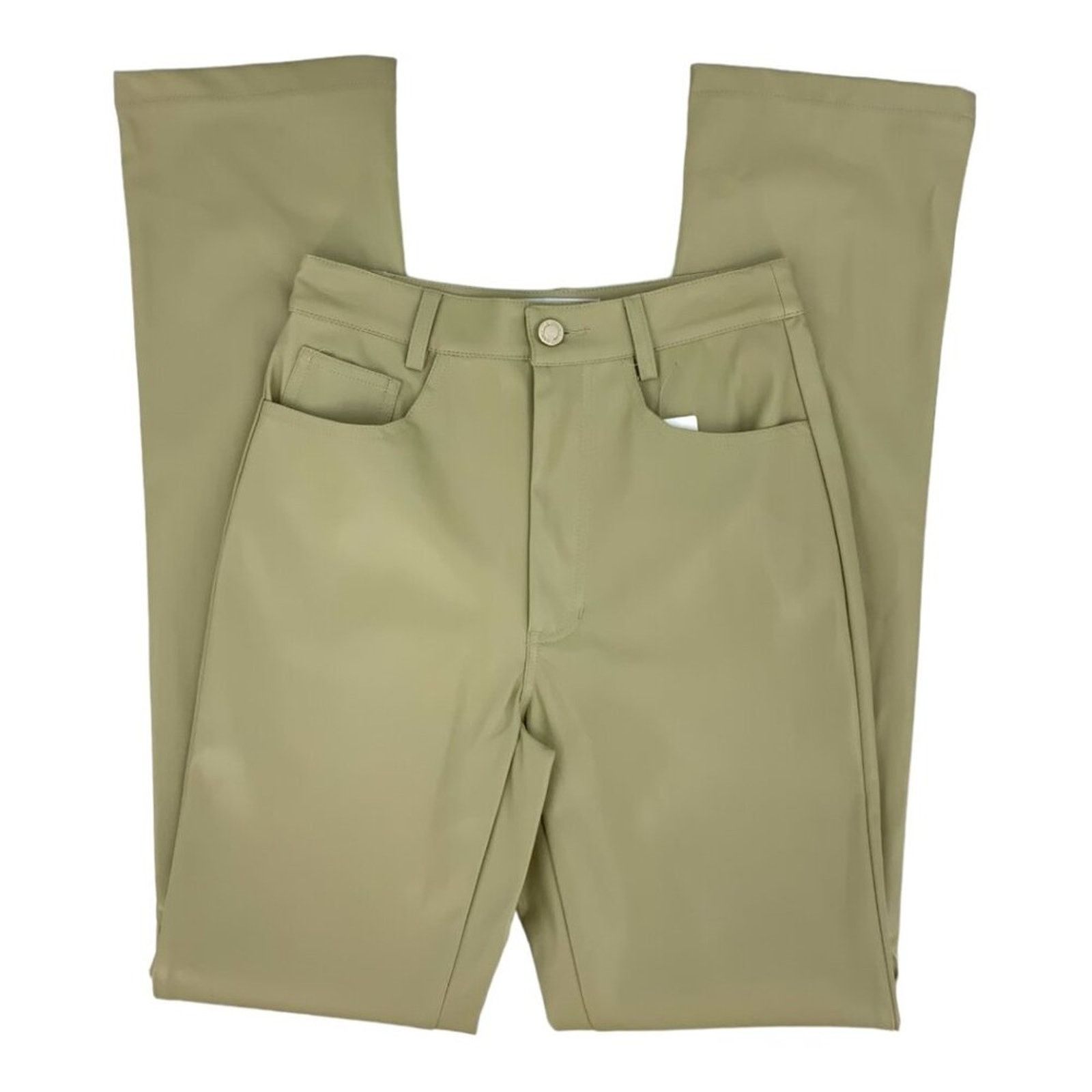 WeWoreWhat WeWoreWhat Faux Leather Kickflare Pant Size 24 NWOT $128 MSP Size 24" / US 00 / IT 34 - 2 Thumbnail