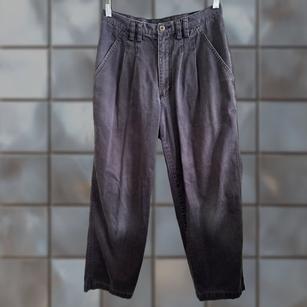 VINTAGE REI Women’s Chino Pants Tapered Leg Cotton Gray 8P Petite Outdoor Casual