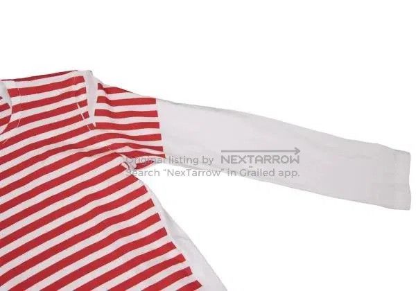 Comme des Garcons Comme des Garcons one-size-fits-all Retro Red Striped Shirt Size S / US 4 / IT 40 - 4 Thumbnail