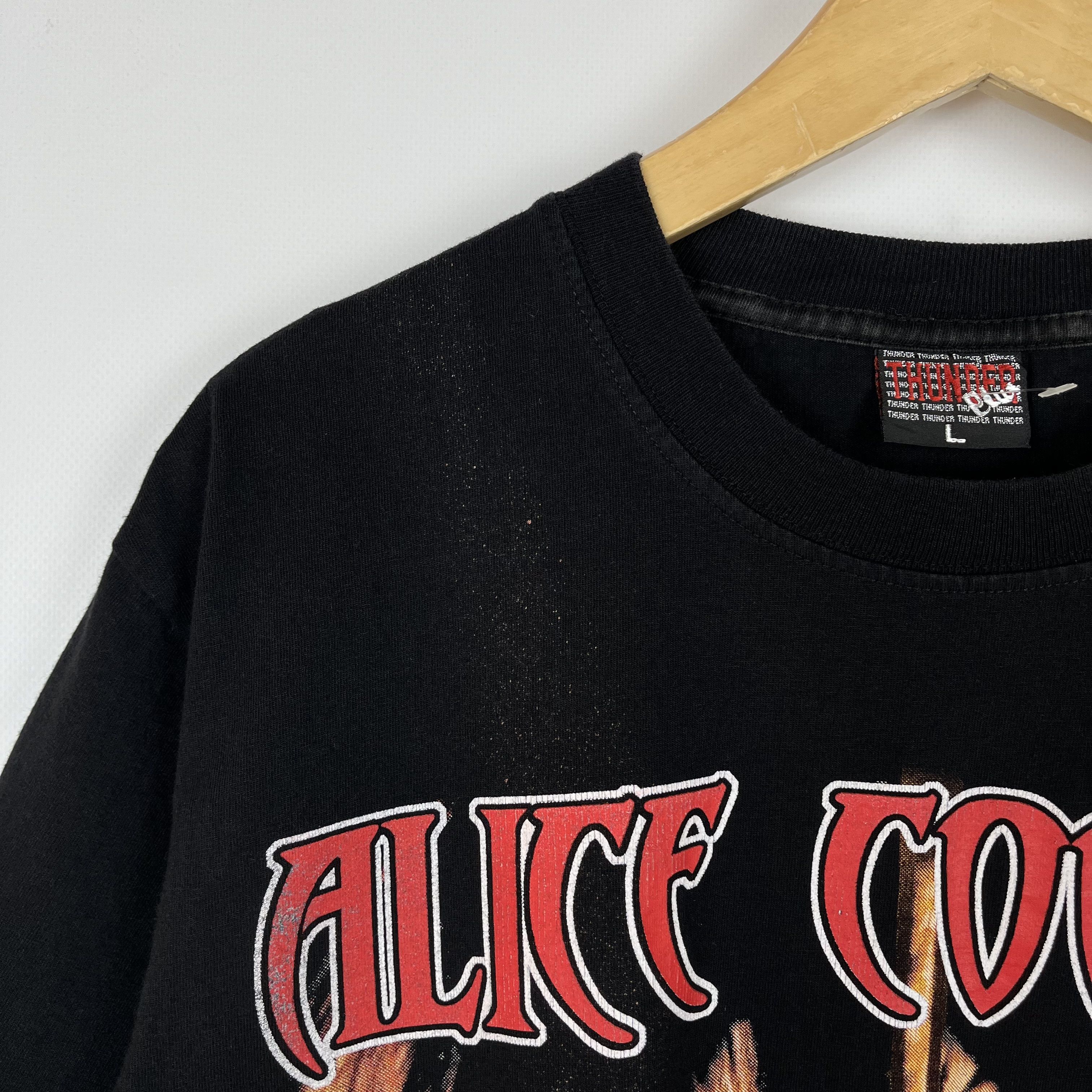 Band Tees Vintage Alice Cooper Rock Band T Shirt 90’s Size US L / EU 52-54 / 3 - 12 Thumbnail