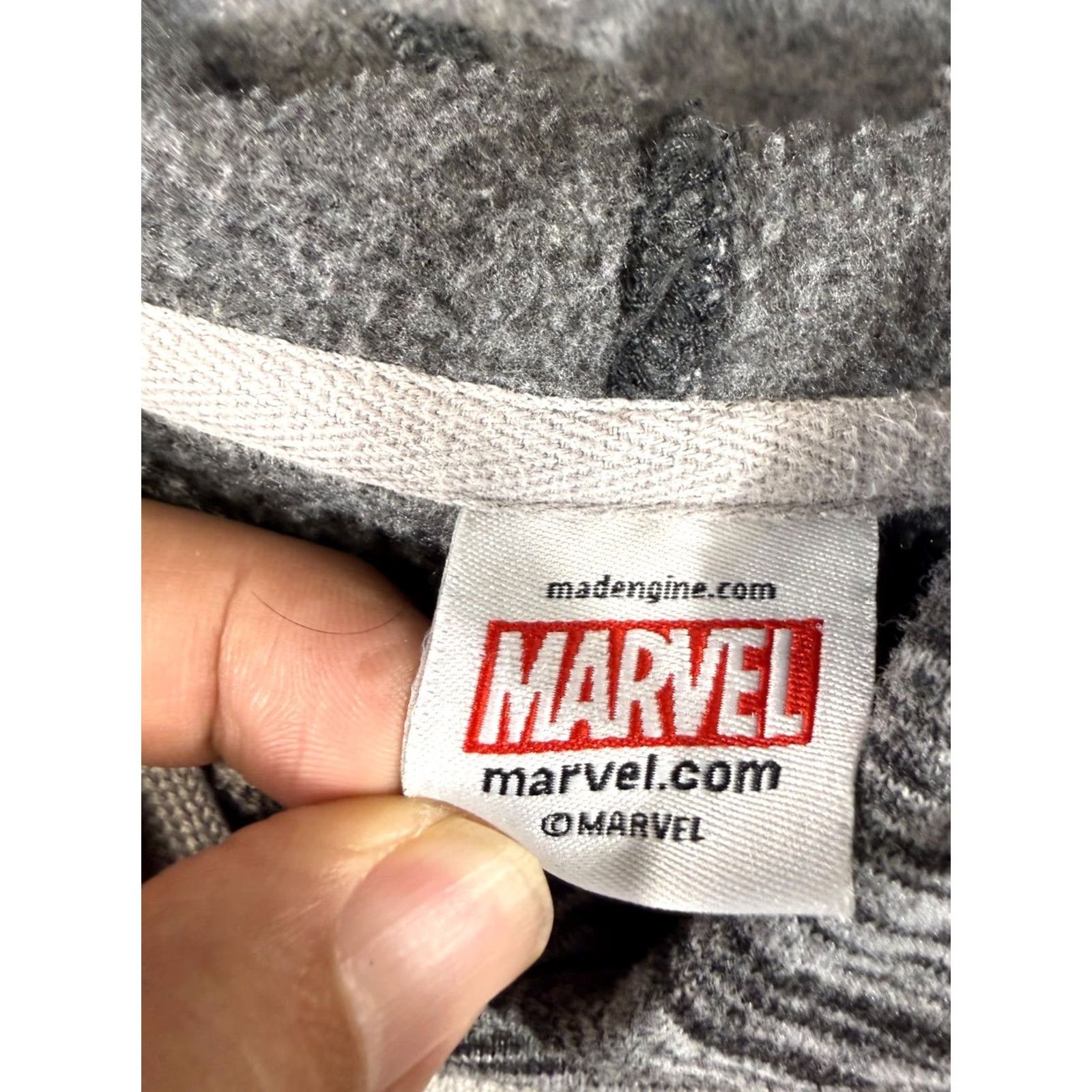 Vintage Marvel Hoodie Mens M 38/40 Heather Gray Fleece The Punisher Skull Graphic Pullover Drawstring Mens Hoodies Hoodie Size US M / EU 48-50 / 2 - 5 Thumbnail