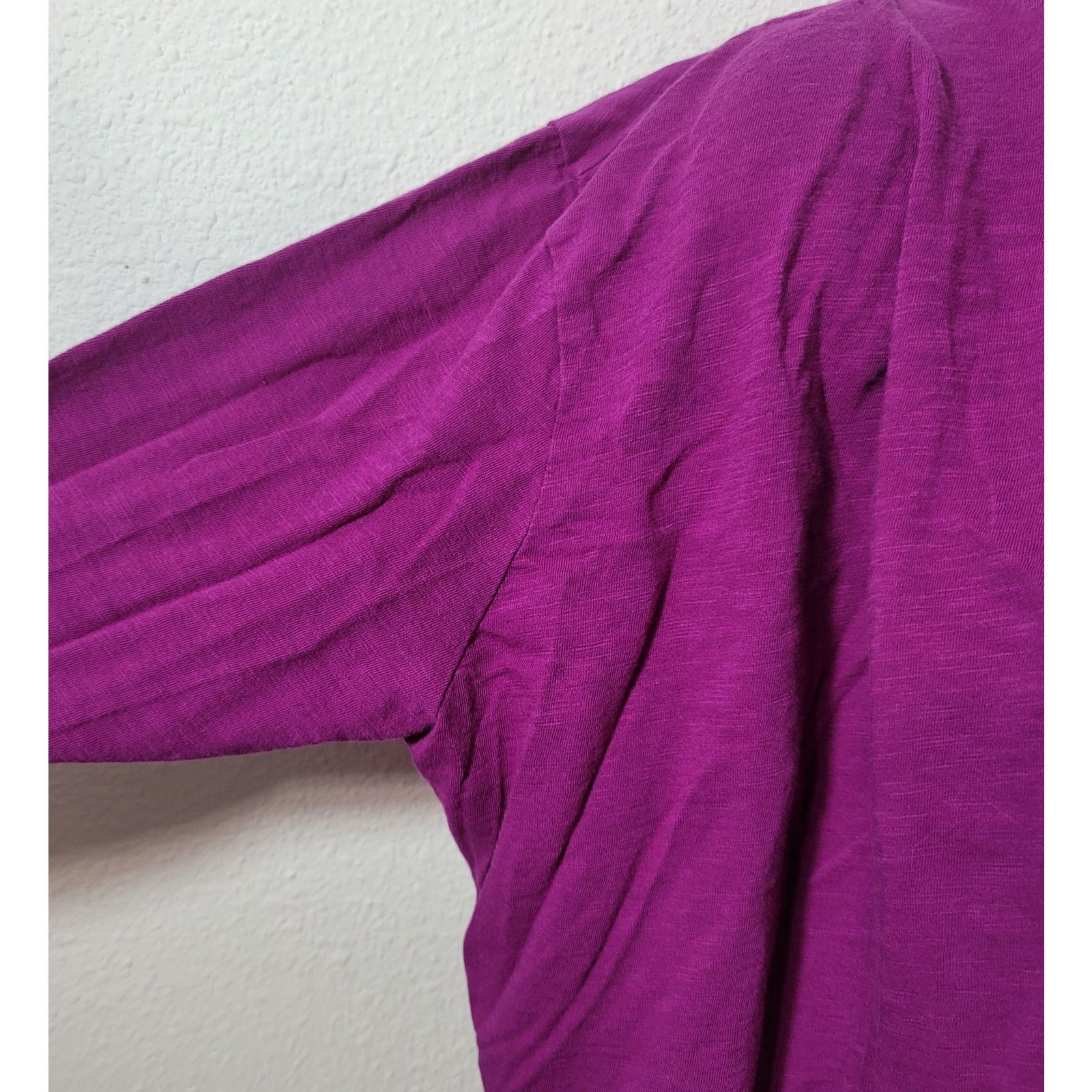 Other Alternative Fuchsia Draped Slub Knit Cardigan Sweater Small Size S / US 4 / IT 40 - 6 Thumbnail