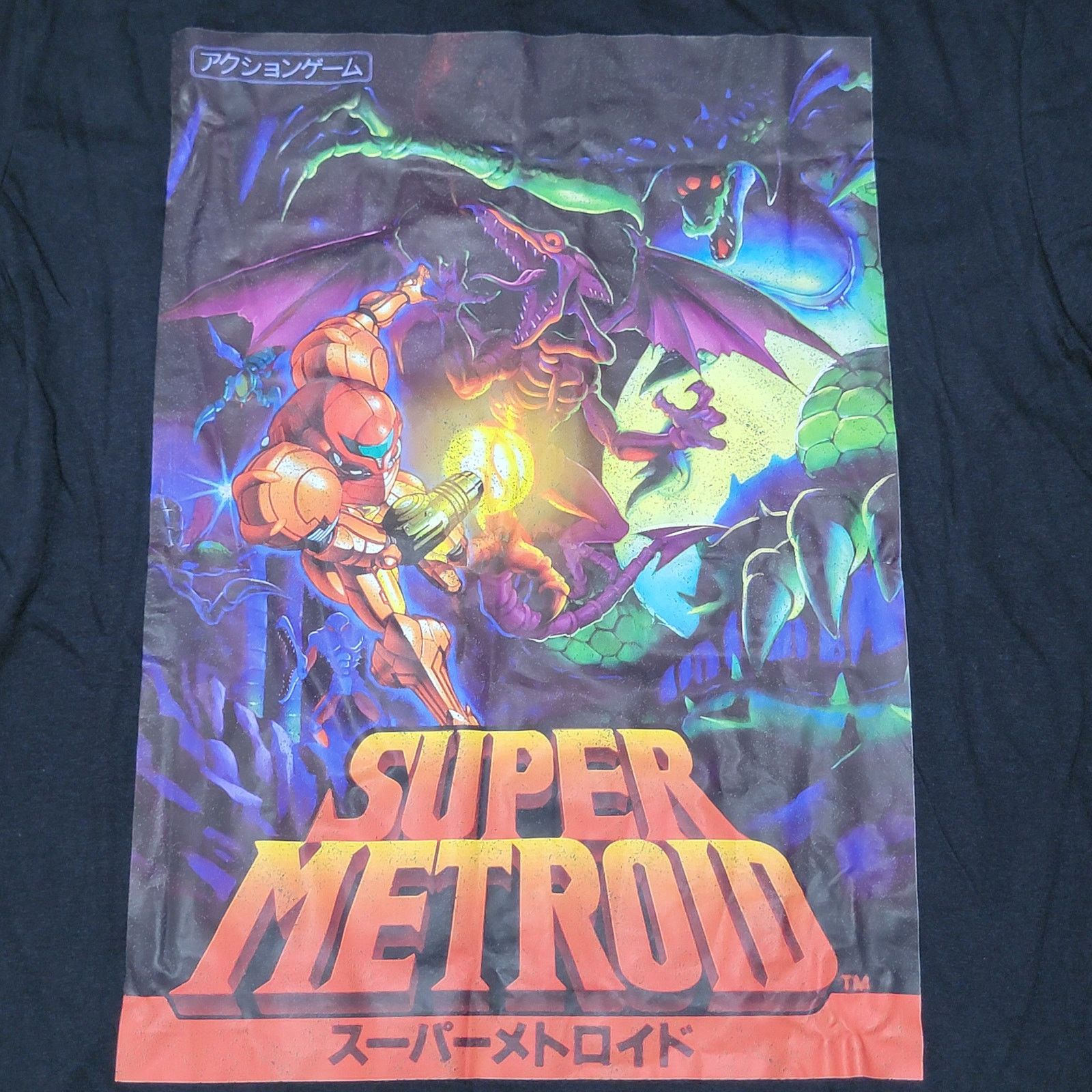 Gildan Official Nintendo Super Metroid Unisex Tee (Gildan) - Large Size US L / EU 52-54 / 3 - 2 Thumbnail