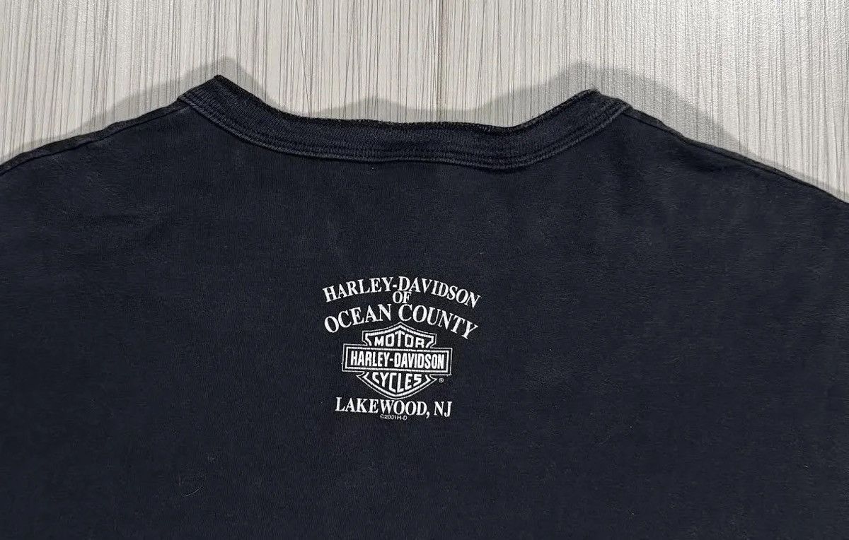 Harley Davidson Vintage Harley Davidson Pocket Henley (Size XL) l Size US XL / EU 56 / 4 - 4 Thumbnail