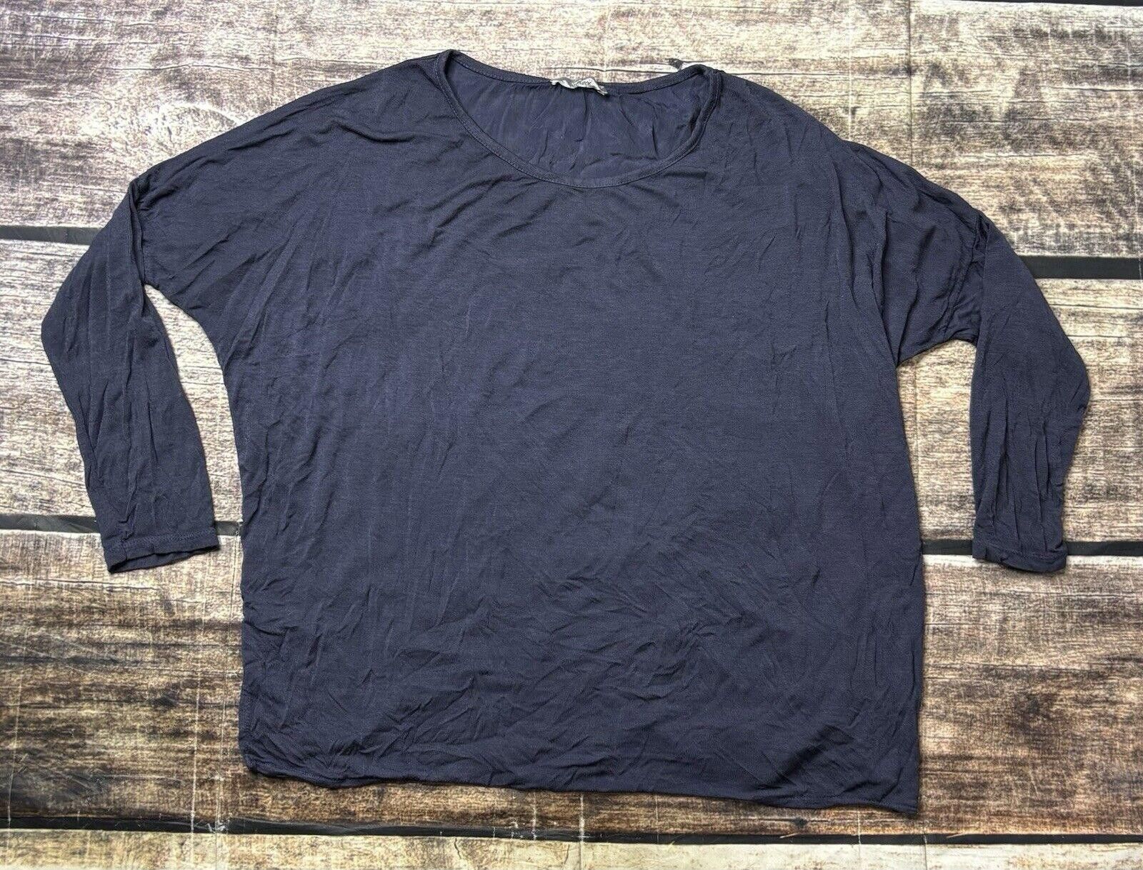 Isamu Katayama Backlash Baci Top Women's M/L Italy Made Silk Cotton Blend Blouse Size L / US 10 / IT 46 - 1 Thumbnail