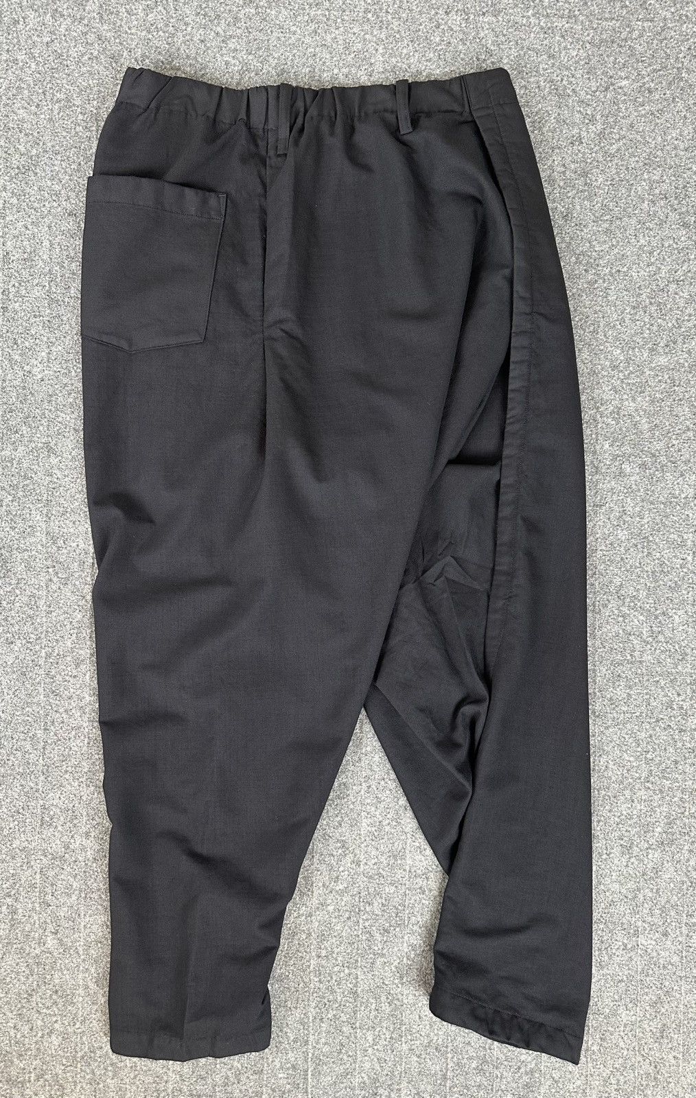 Issey Miyake Issey Miyake - S/S17 Sarouel Asymmetrical Drop Crotch Pants Size US 32 / EU 48 - 12 Thumbnail