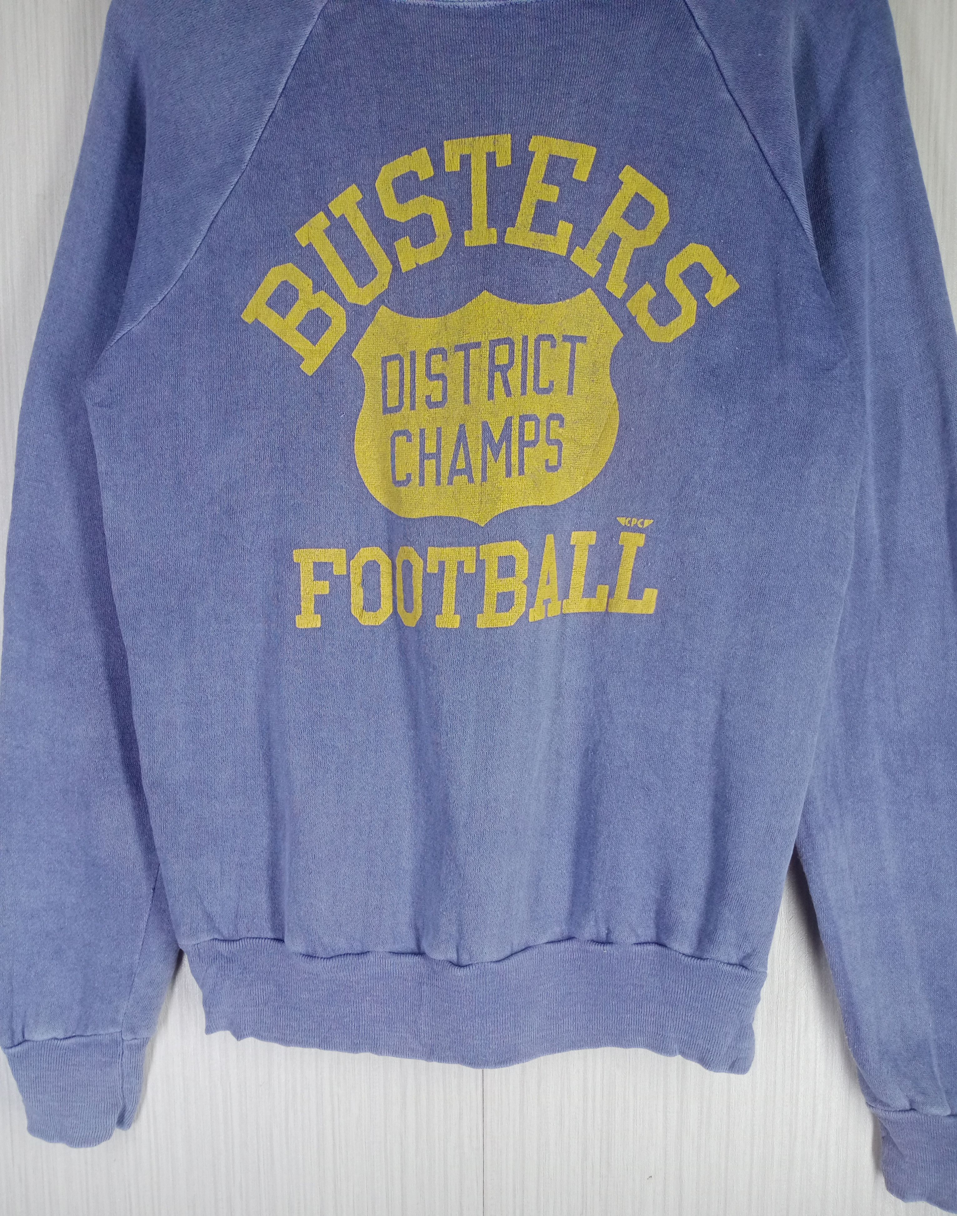 Champion Vintage 80s Champion Busters District Champs Football Sweat Size US M / EU 48-50 / 2 - 2 Thumbnail