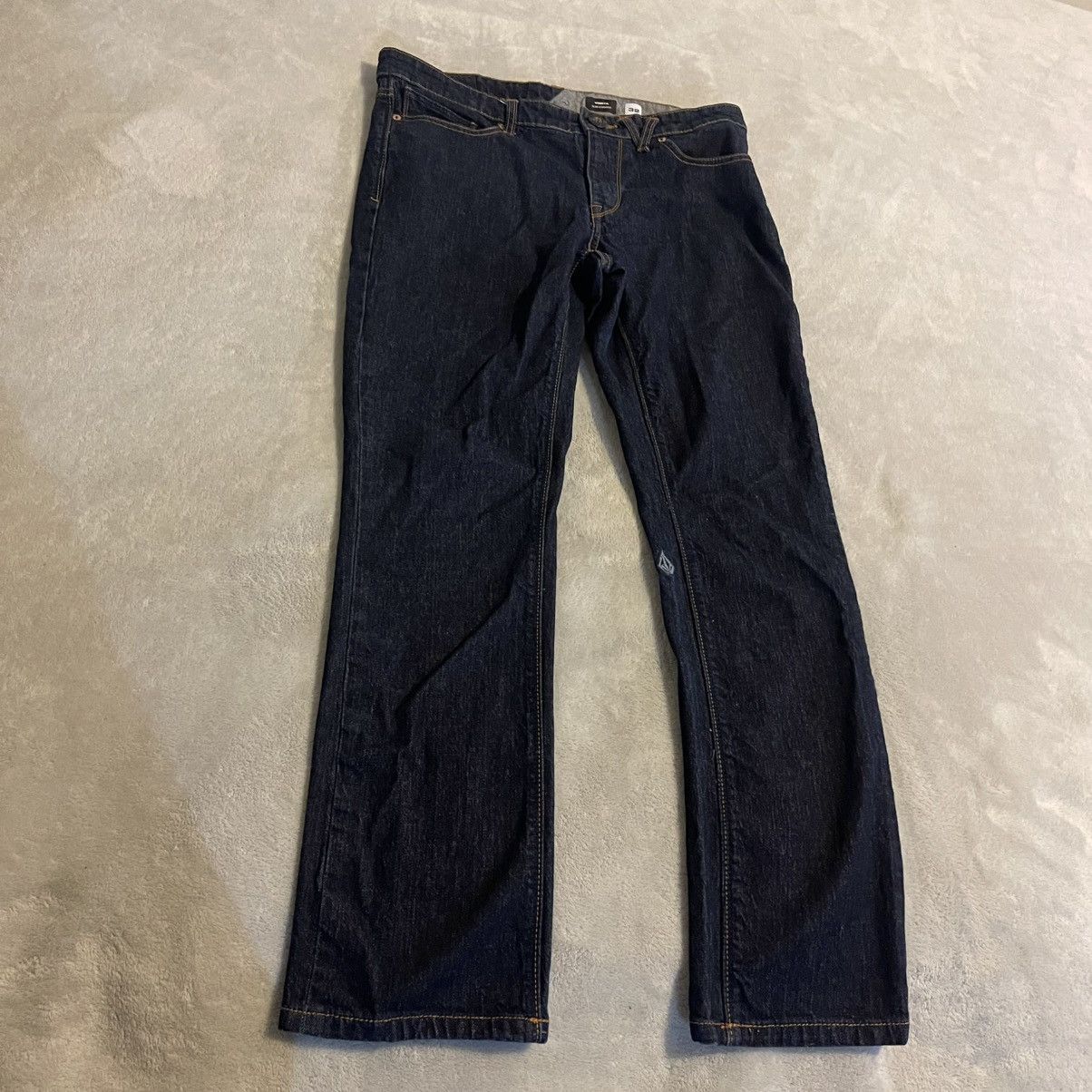 Volcom Vintage Volcom Jeans Men 32 Blue Vorta Slim Straight (32x30) Size US 32 / EU 48 - 1 Thumbnail