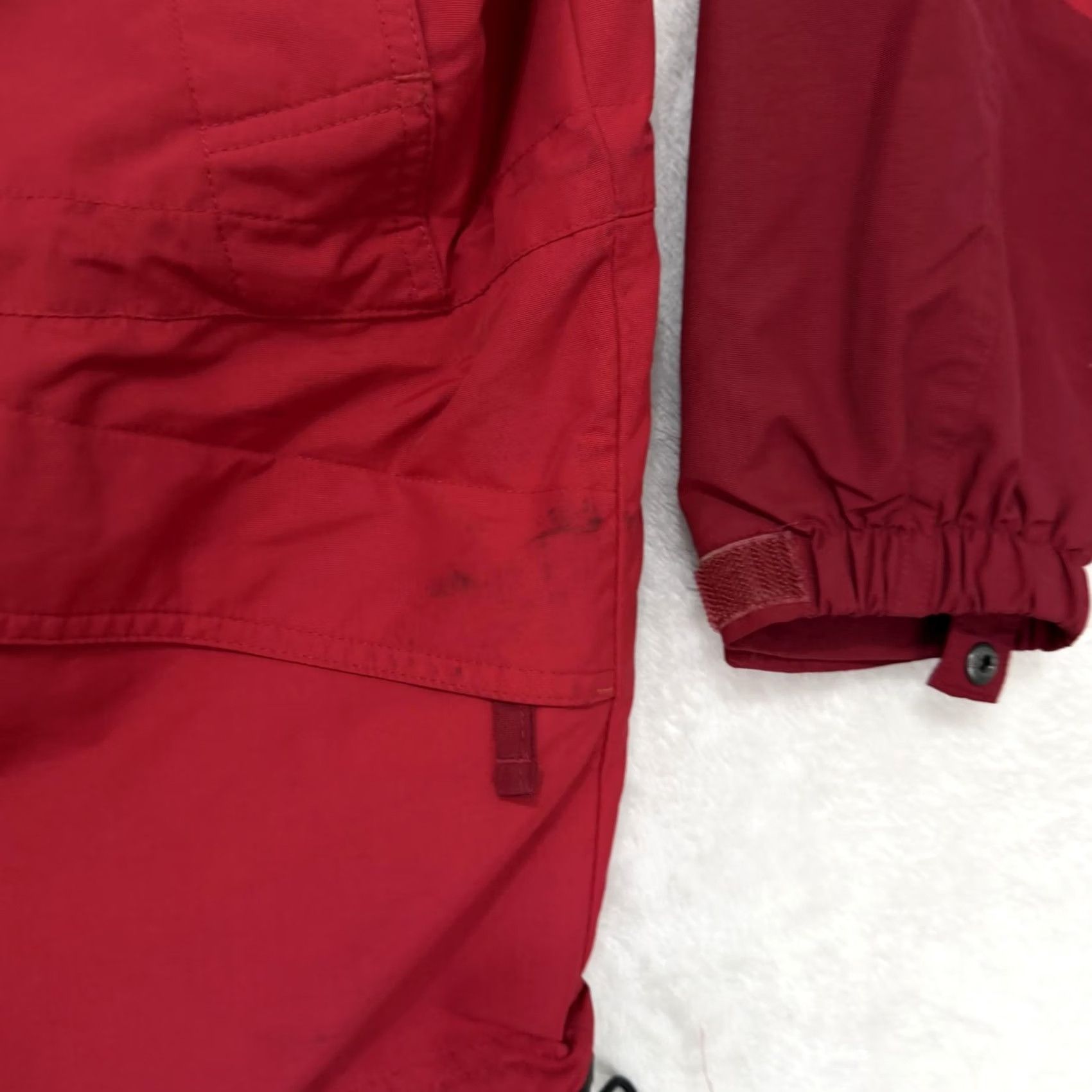 Vintage LL Bean Jacket Mens M Red Hooded Windbreaker Nylon Full Zip Outdoor Winter Branded Logo Zip Pockets Size US M / EU 48-50 / 2 - 5 Thumbnail