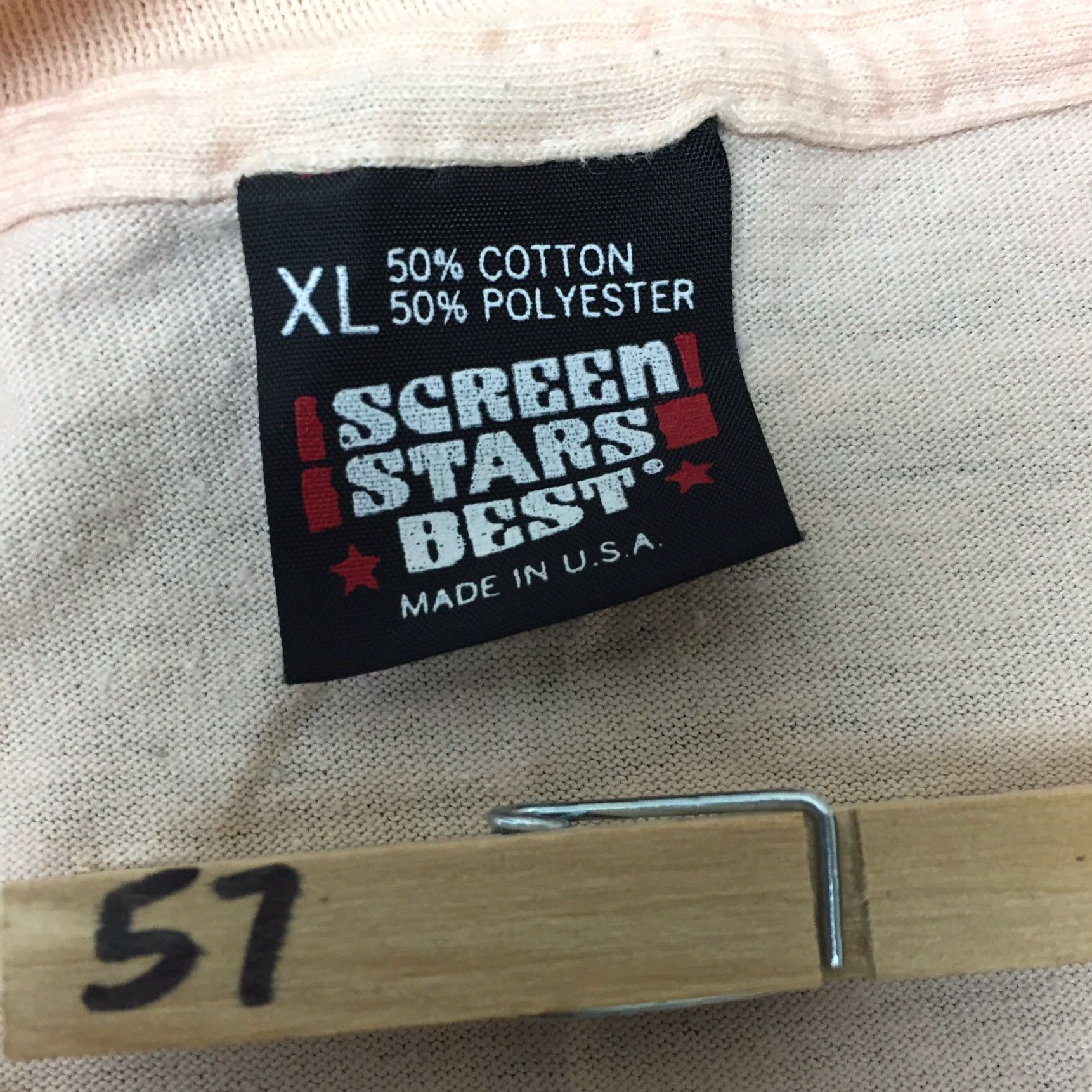 Vintage VINTAGE Screen Stars Shirt Adult XL Pink Bop-A-Dips "Breaking The Fun Meter" Mens Size US XL / EU 56 / 4 - 8 Thumbnail