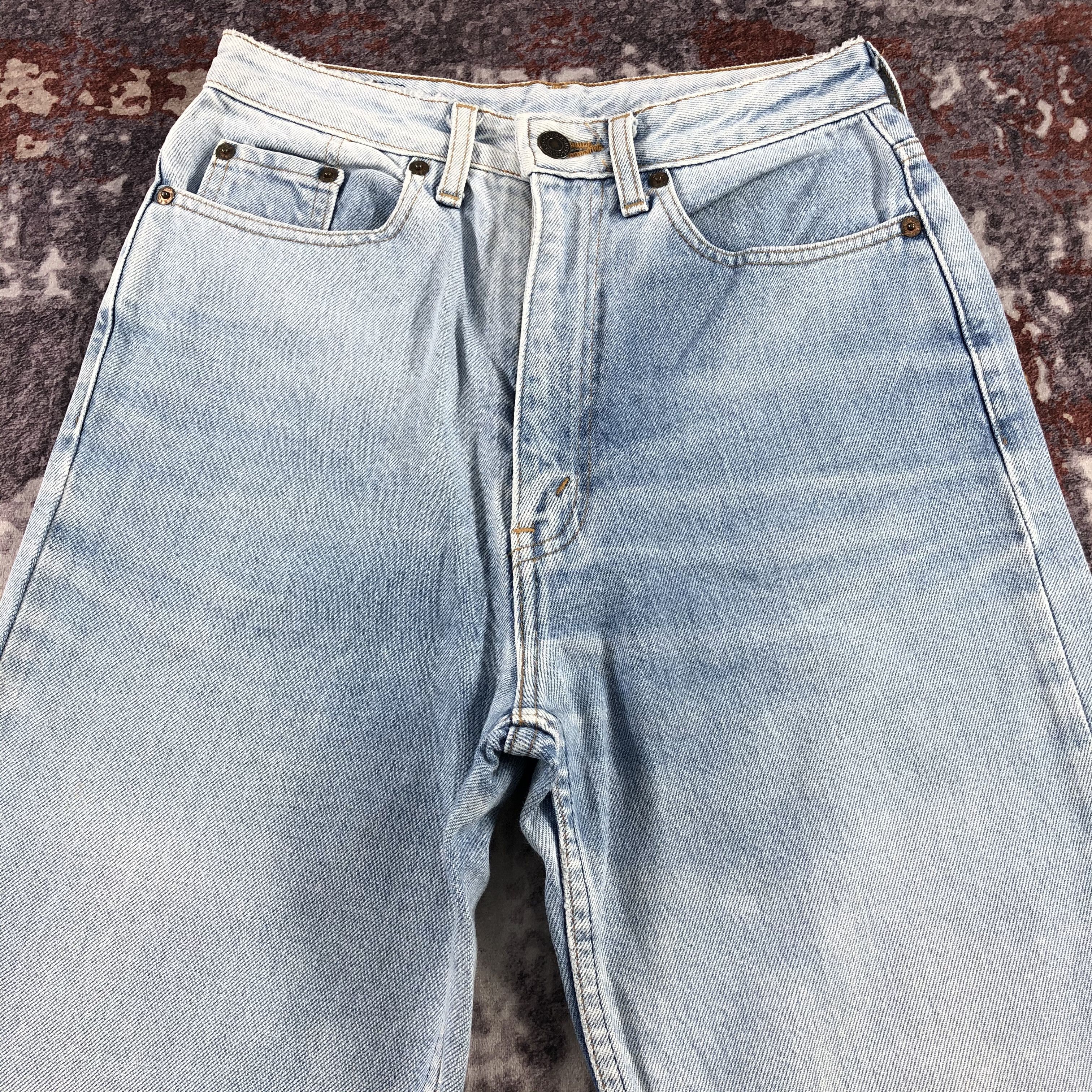 Levi's 90s Vintage Light Wash Levis 515 Jeans-JM2775 Size 27" / US 4 / IT 40 - 3 Thumbnail