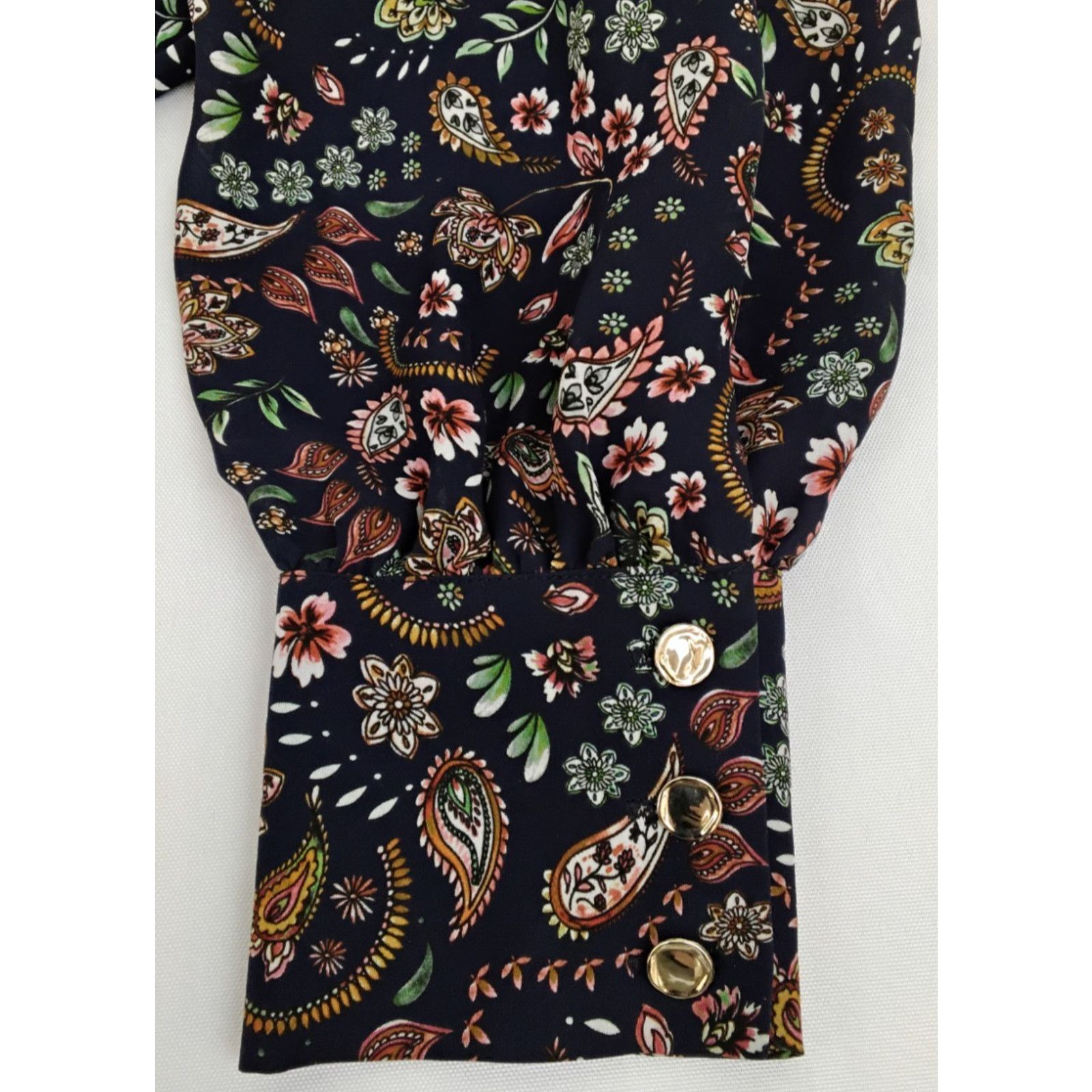 NICHOLAS Nicholas Blouse Women's M Long Sleeve Paisley Pattern Size M / US 6-8 / IT 42-44 - 7 Thumbnail