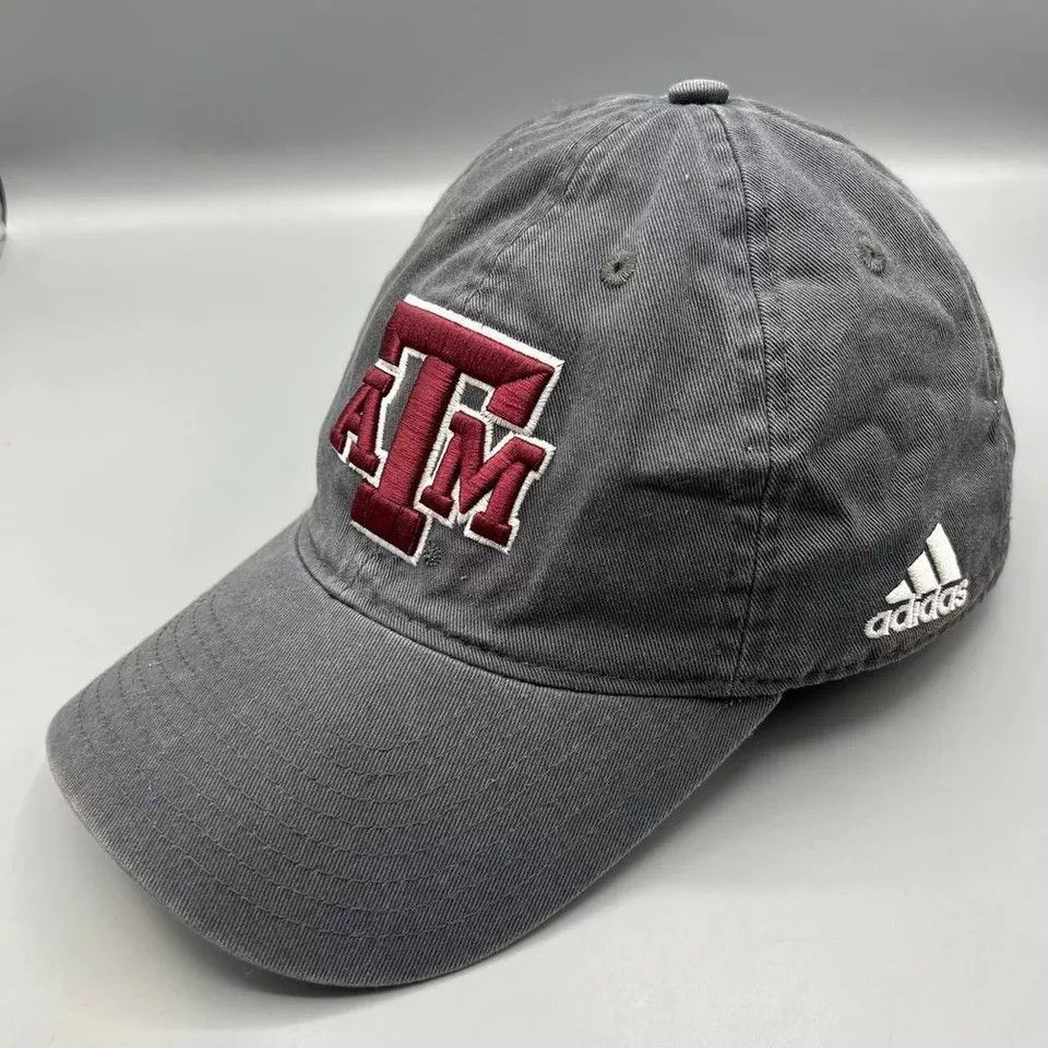 Adidas Texas A&M Aggies Hat Men Black Red Adidas Strap Back Cap Size ONE SIZE - 7 Thumbnail