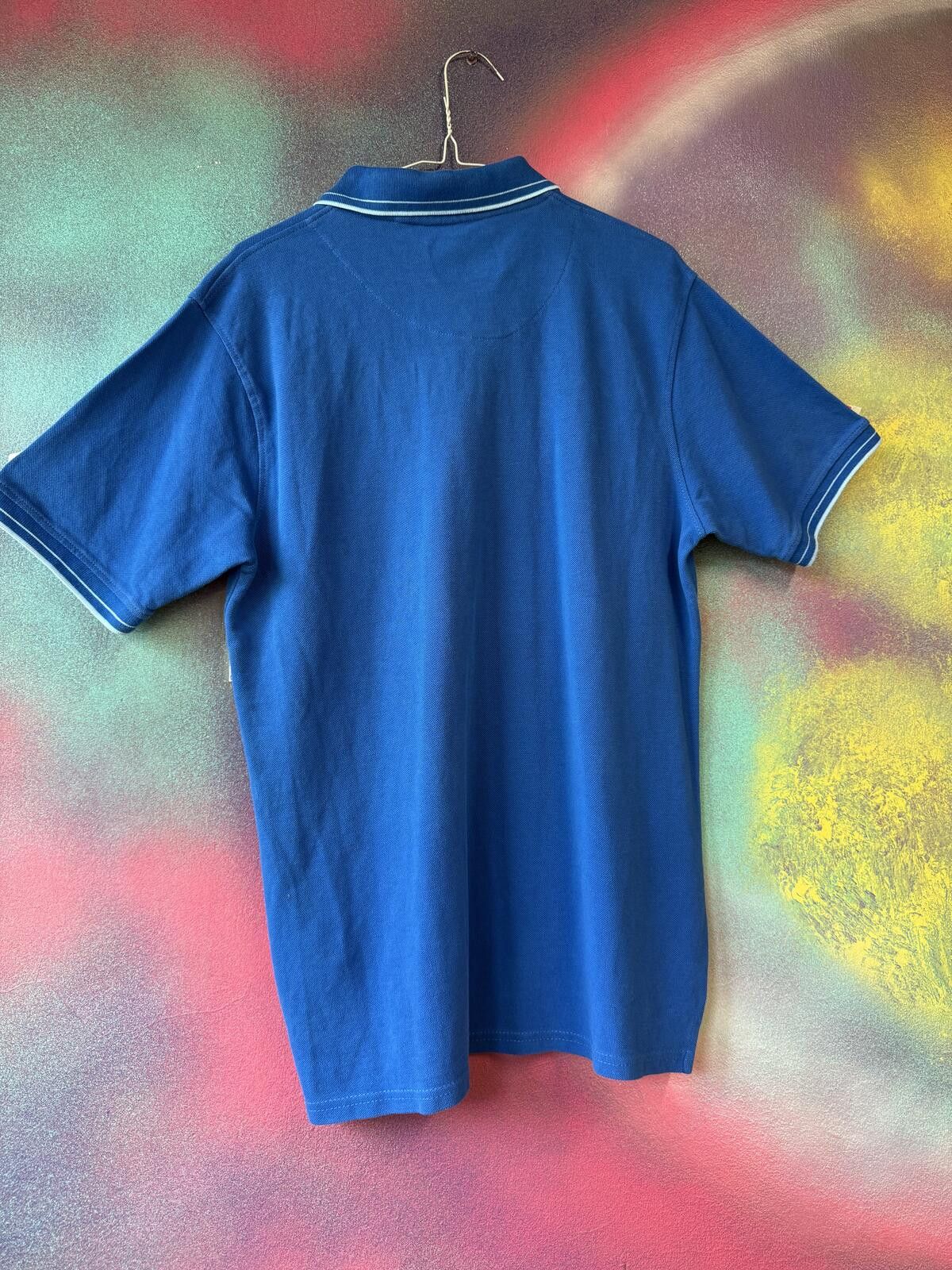 Other Lyle & Scott Men’s Tipped Polo Shirt - Electric Bright Blue Size US XXL / EU 58 / 5 - 5 Thumbnail