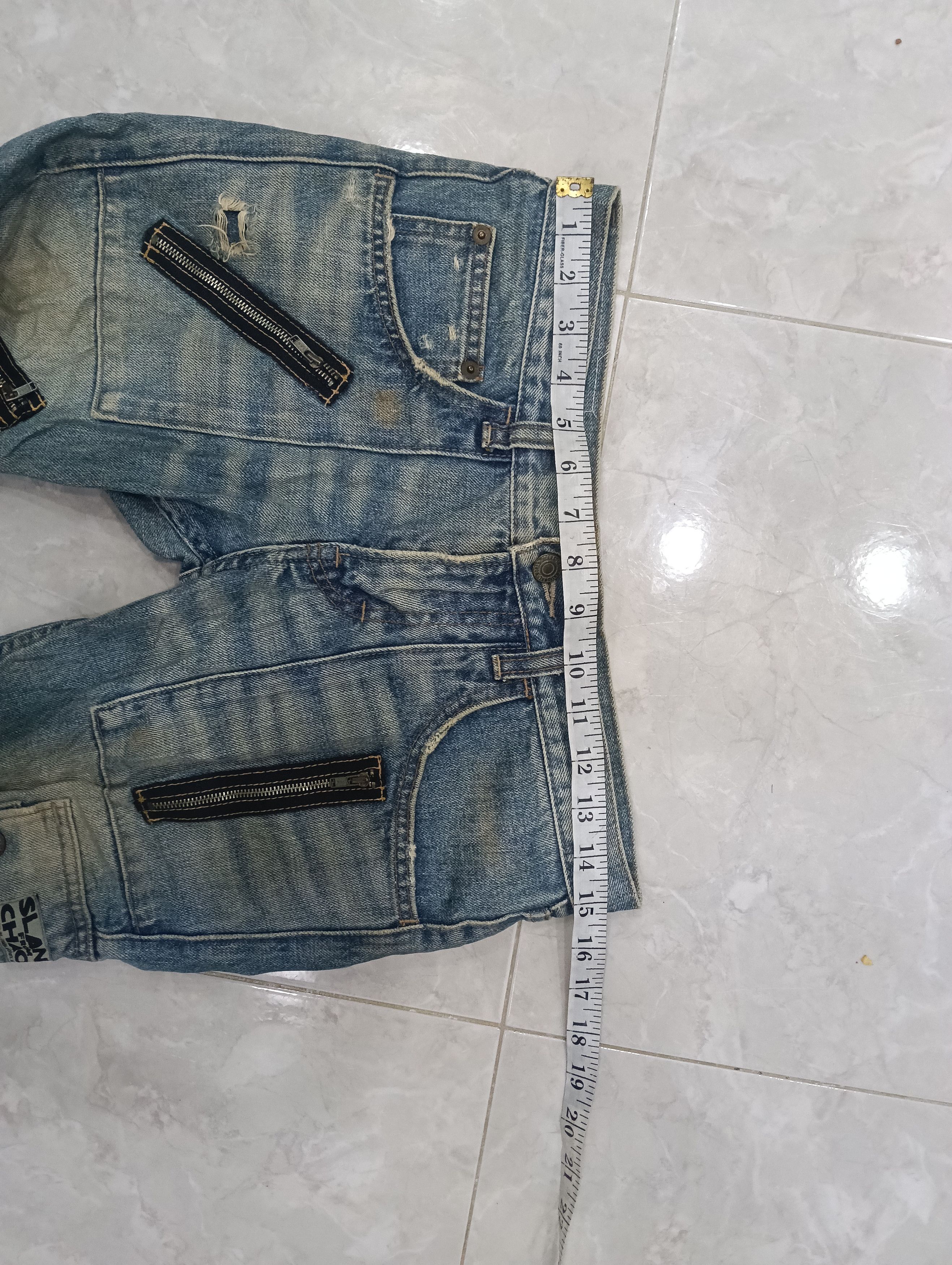 Le Grande Bleu (L.G.B.) RNA Slang Chaos Japan Brand Punk Anarchy Style Size 30" / US 8 / IT 44 - 13 Thumbnail
