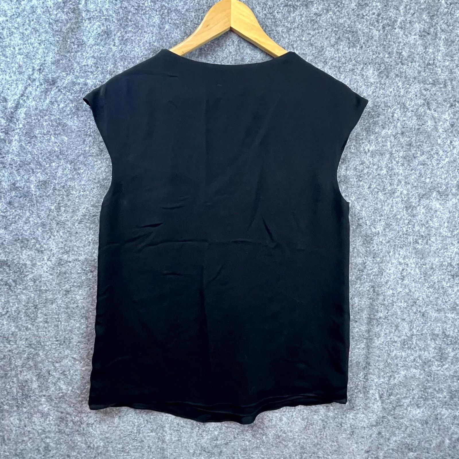 Parker Parker Top Women Small Black 100% Silk Base Layer Minimalist Size S / US 4 / IT 40 - 2 Thumbnail