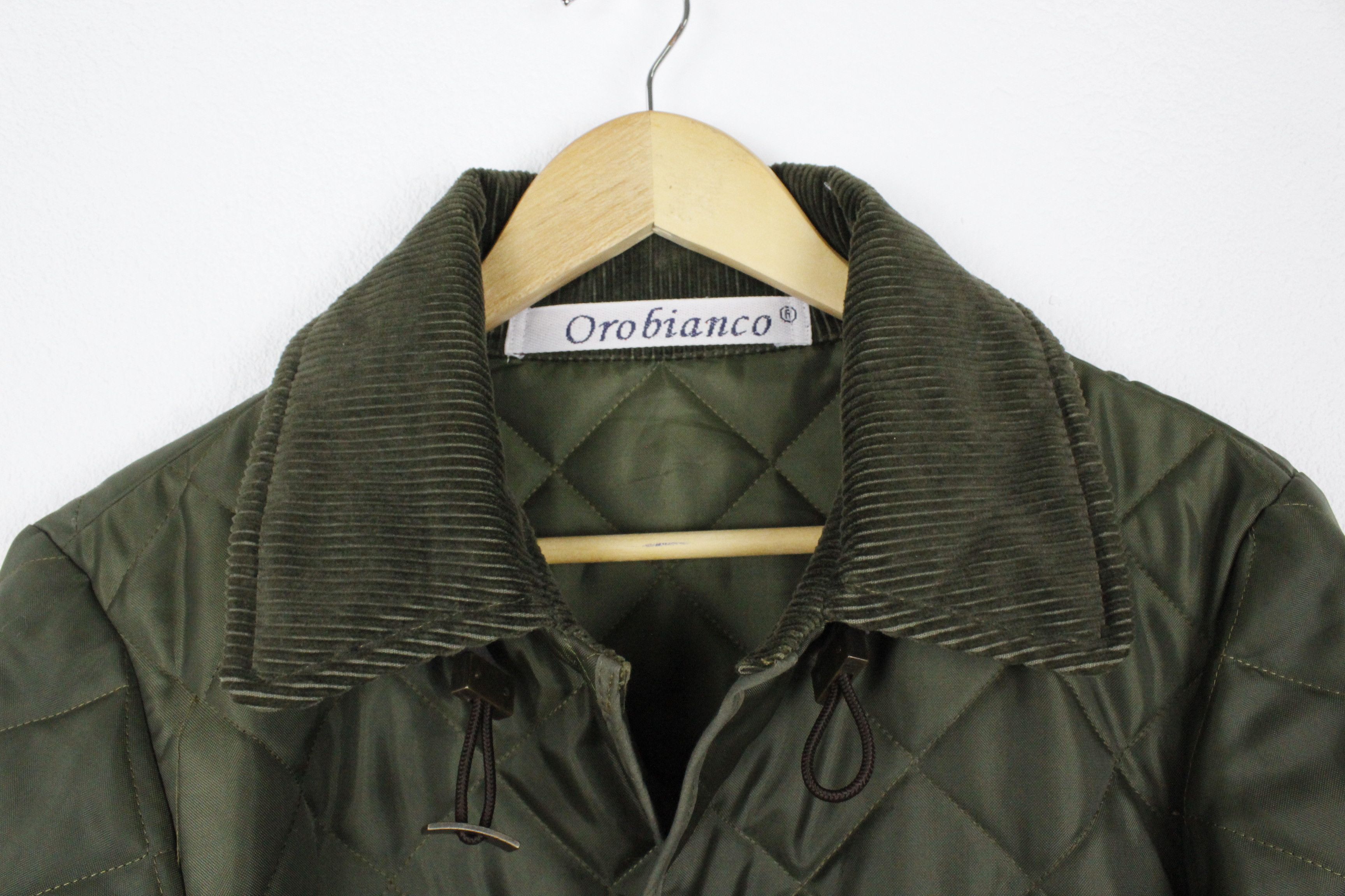 Japanese Brand × Orobianco Orobianco Army Green Olive Quilted Coat Jacket Size US S / EU 44-46 / 1 - 5 Thumbnail
