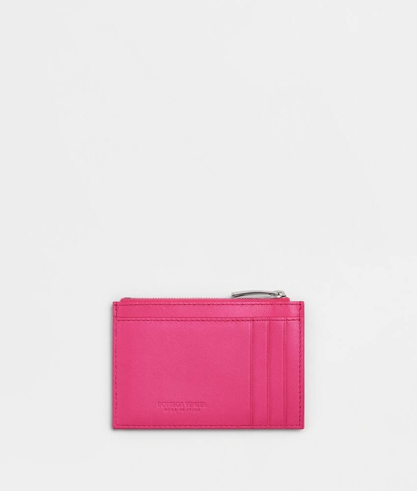 Bottega Veneta o1n1vont0125 Size: OS / Zipped Card Holder in Pink Size ONE SIZE - 2 Thumbnail