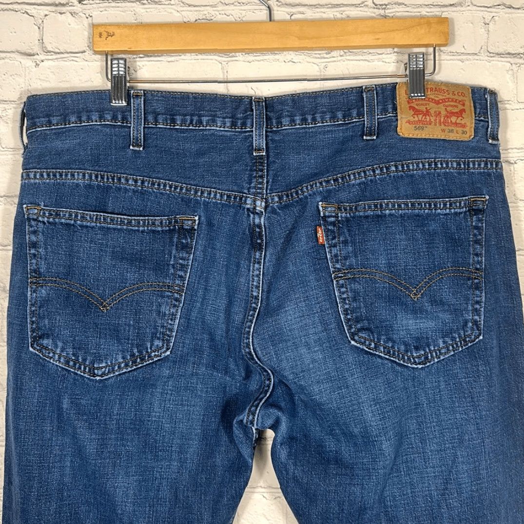 Levi's LEVI'S 569 Jeans Loose Straight Medium Wash 38x30 Men Blue Jeans Size US 38 / EU 54 - 5 Thumbnail