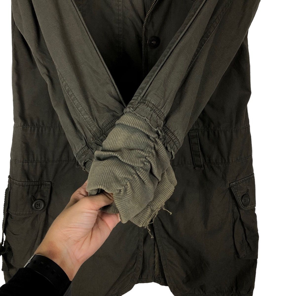 If Six Was Nine 🔥Parachute Biker Jacket Bondage Design Von Dutch Cargo Size US L / EU 52-54 / 3 - 15 Thumbnail