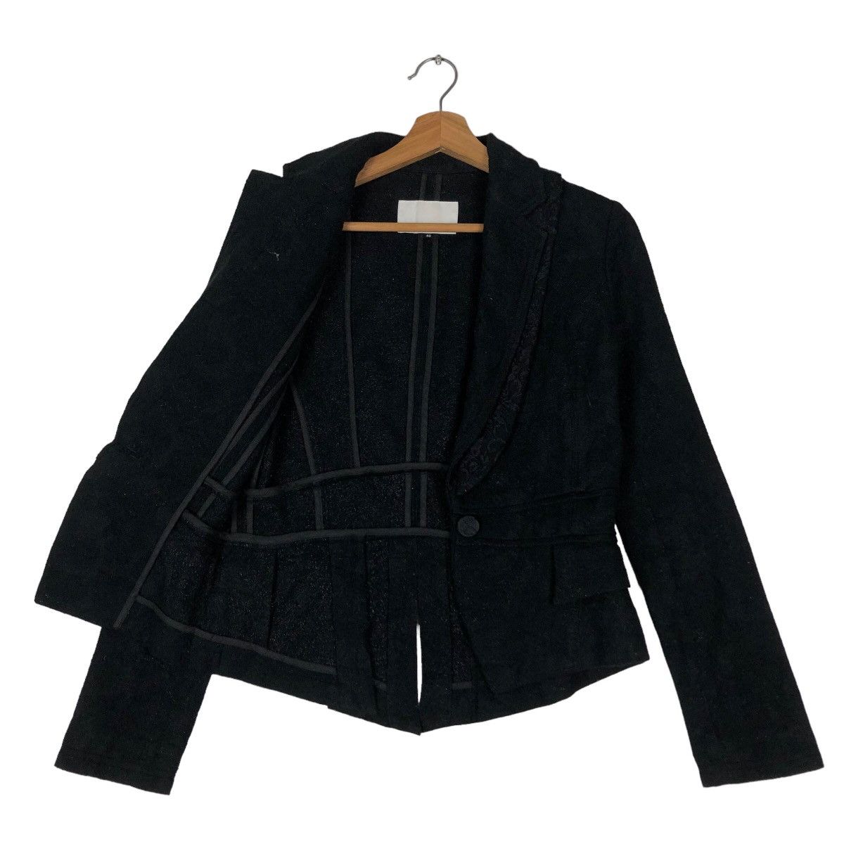 Enchantment 🔥Vtg Tweed Cropped Jacket Enchanment Issey Miyake Size M / US 6-8 / IT 42-44 - 9 Thumbnail