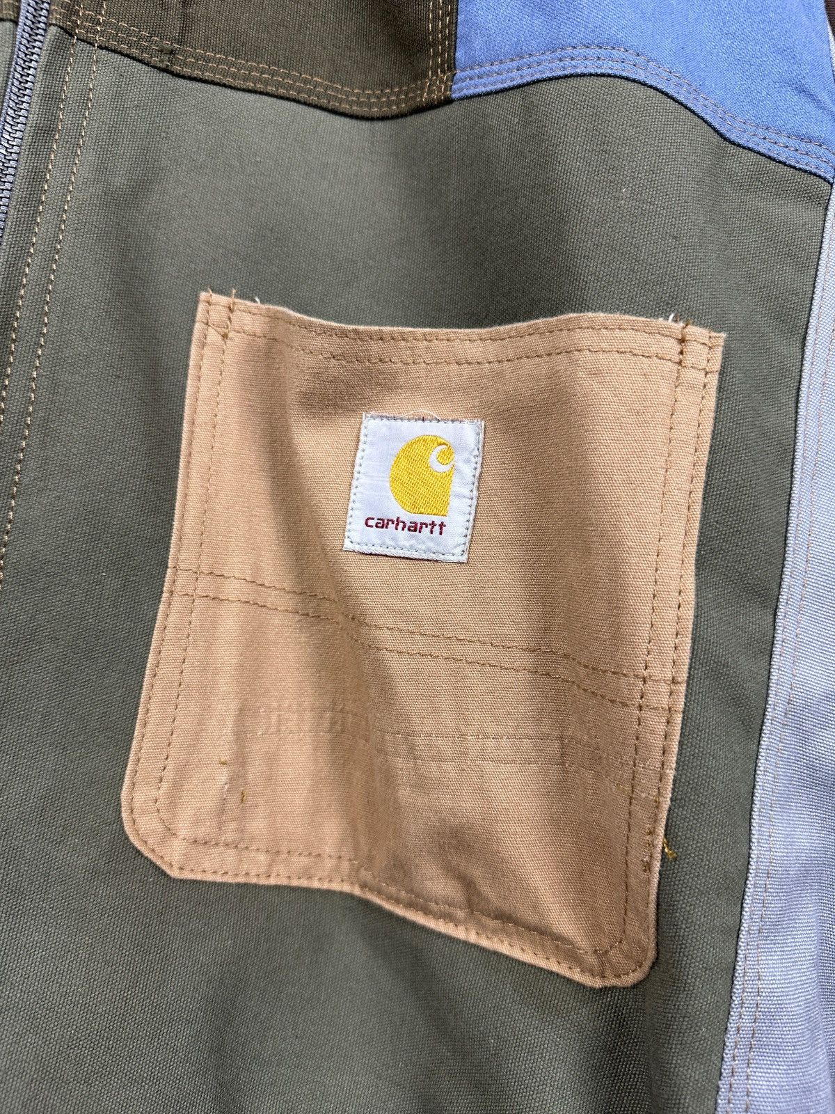 Carhartt × Vintage Vintage Carhartt Reworked Detroit Sherpa Jacket Size US L / EU 52-54 / 3 - 10 Thumbnail