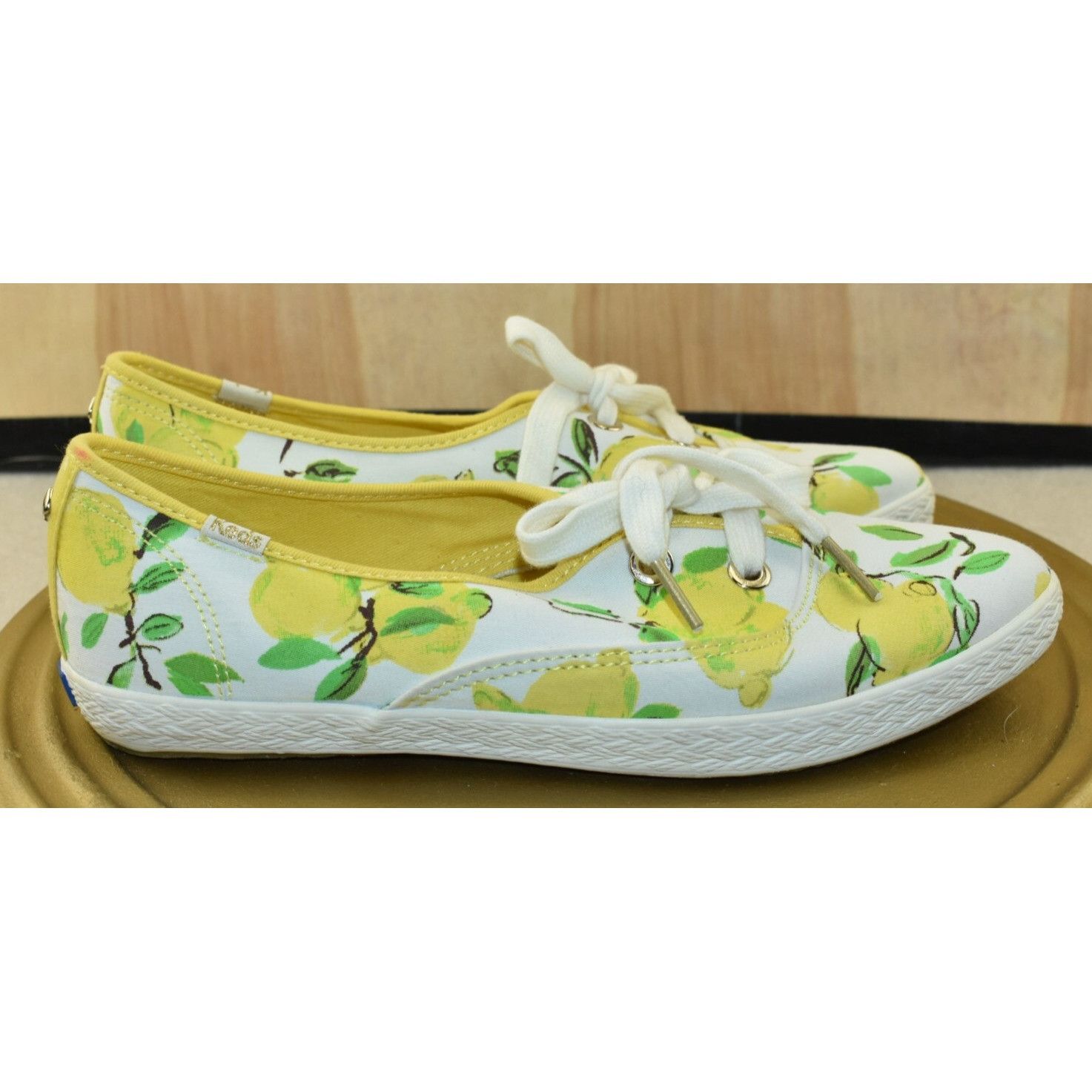 Kate Spade Keds X Kate Spade NY Women's Shoes Size 8 White/Yellow Lemon Size US 8 / IT 38 - 3 Thumbnail