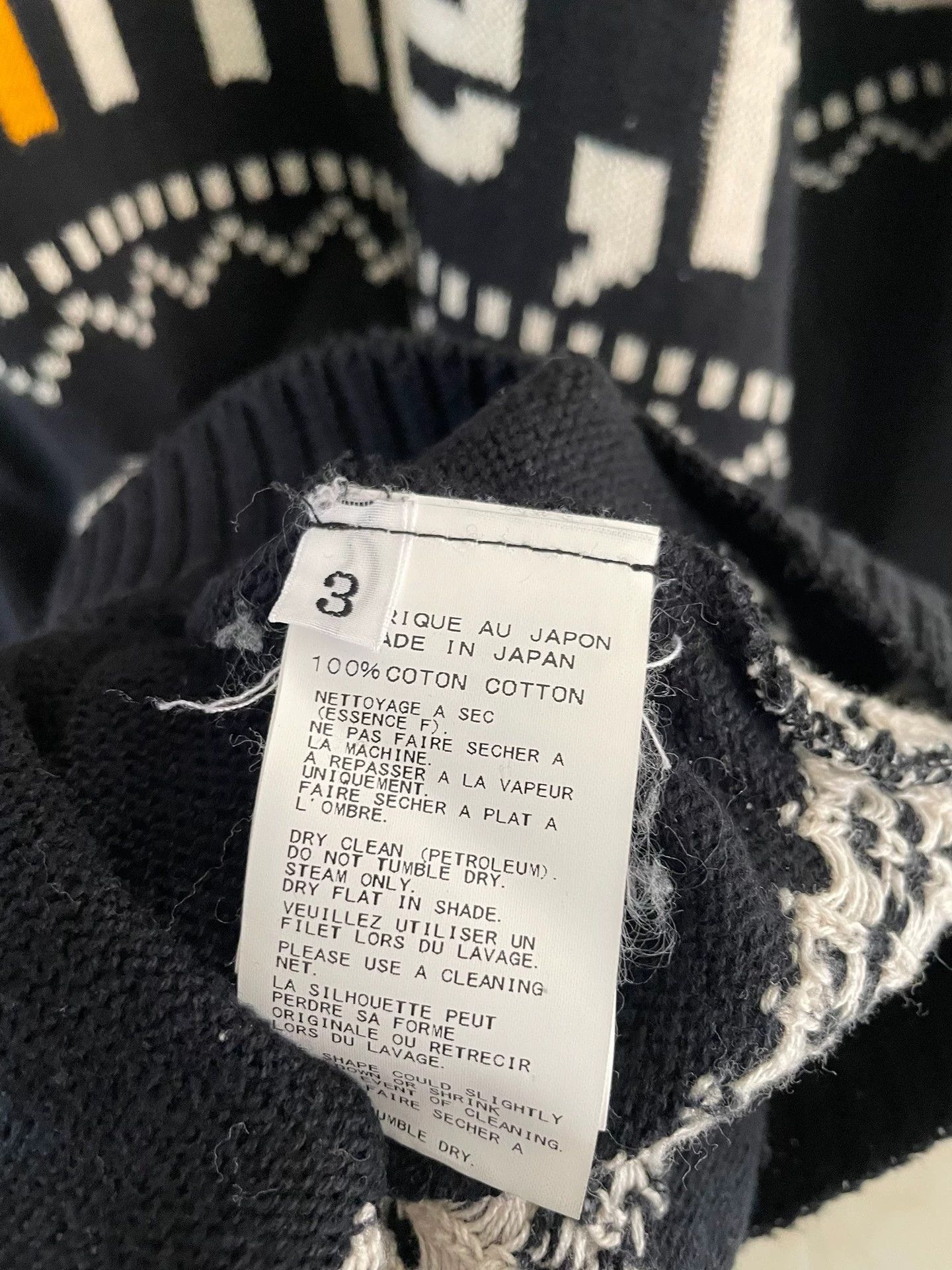 Yohji Yamamoto Yohji Yamamoto 14AW Cotton Sweater Size 3 Used Size US L / EU 52-54 / 3 - 4 Thumbnail