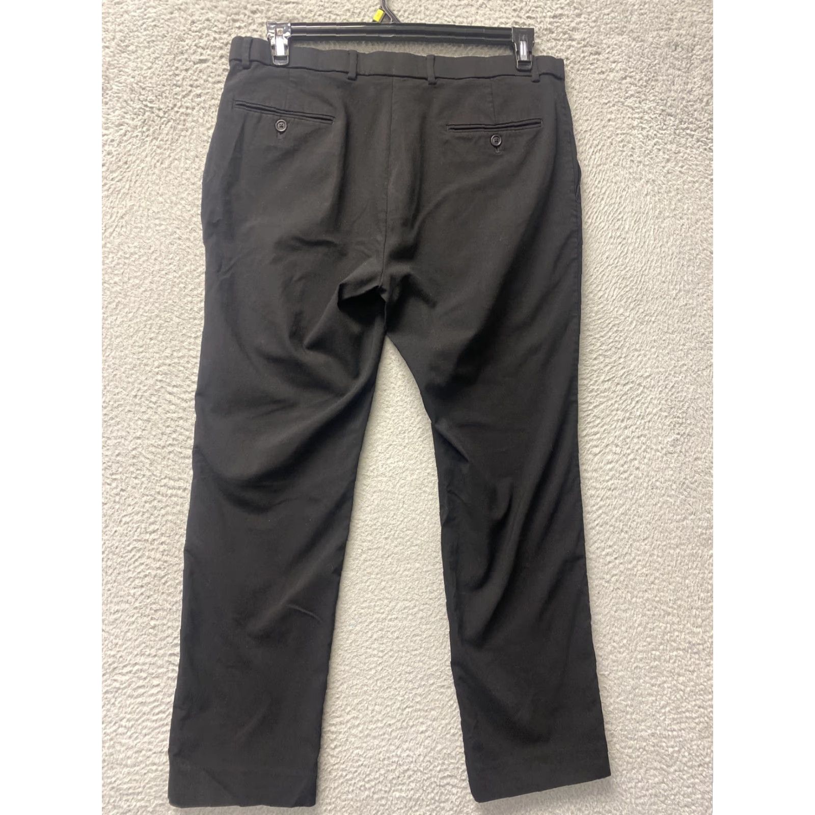 Tommy Hilfiger VINTAGE Tommy Hilfiger Pants Mens 36x30 Chino Casual Straight Fit Black Cotton Nylon Rayon Size US 36 / EU 52 - 7 Thumbnail